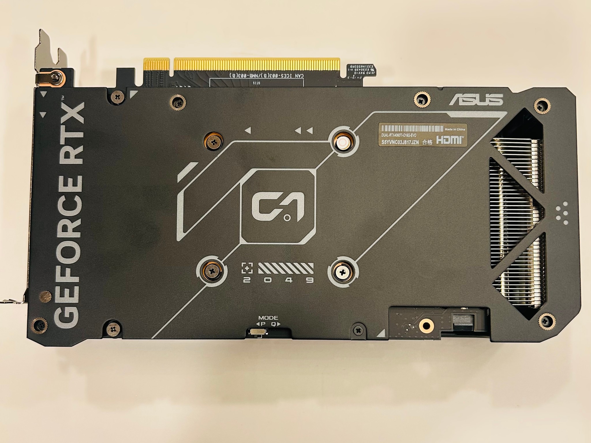 ASUS Dual GeForce RTX 4060 Ti EVO OC 16GB