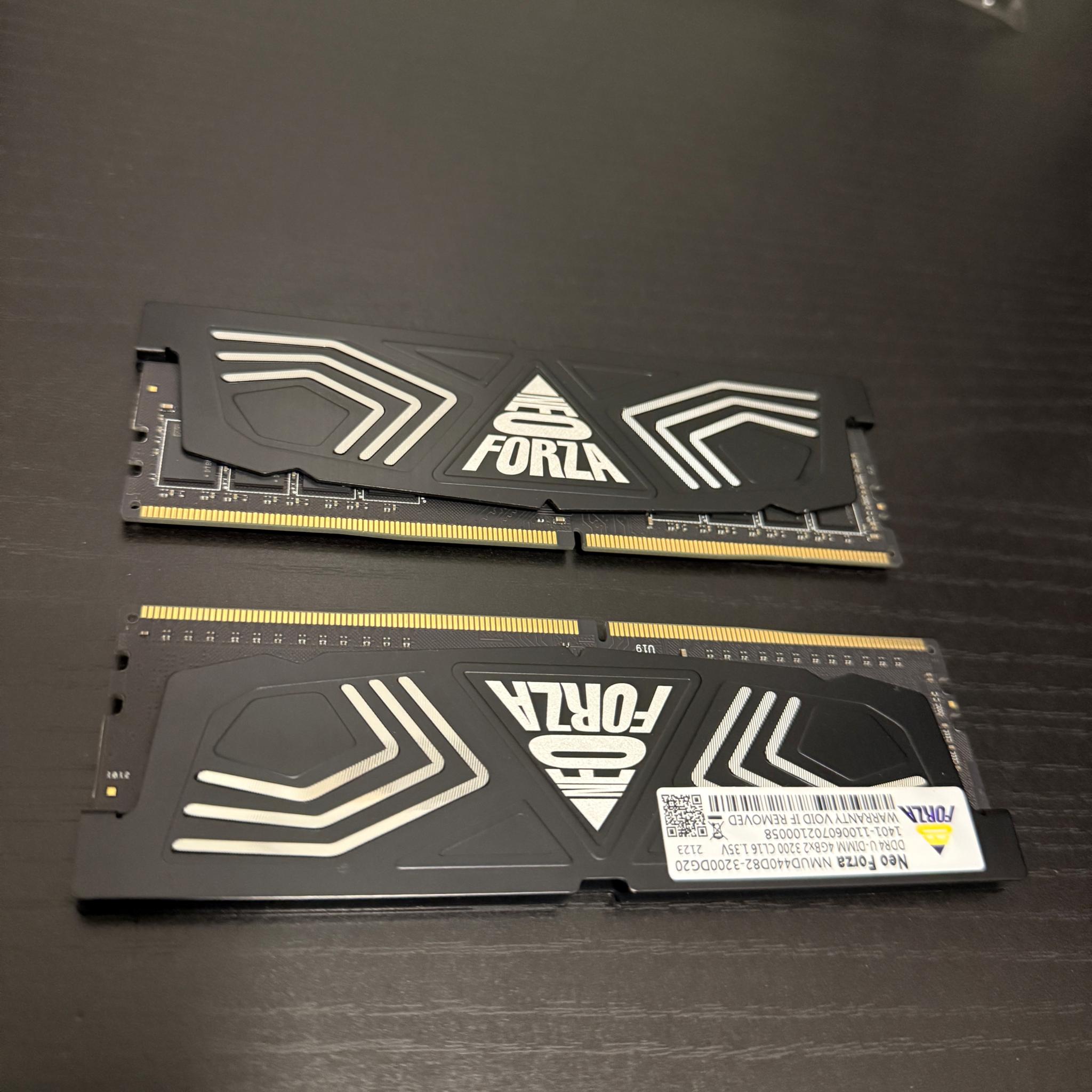 8GB DDR4 3200mhz RAM (4x2)