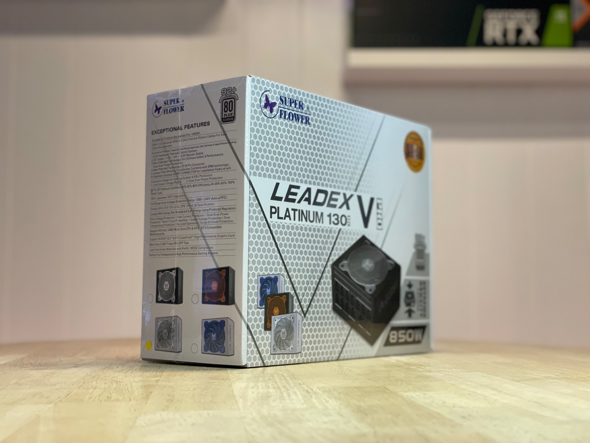 (Brand new sealed) 850W 80+ Platinum Fully Modular Superflower Leadex White Edition