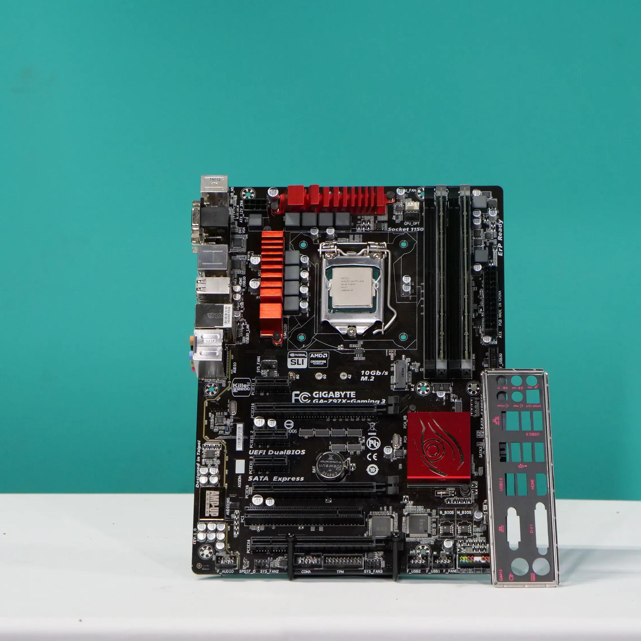 Gigabyte Z97 Motherboard Kit with i5-4690 & 16 gb ram. Free Shipping!