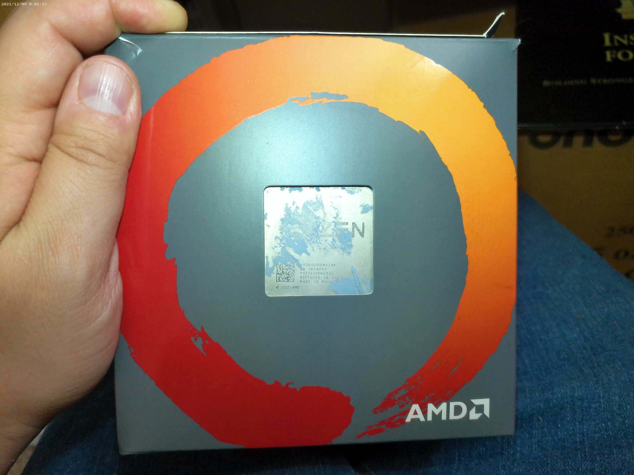 Ryzen 5 2600 CPU and Heat Sink Fan