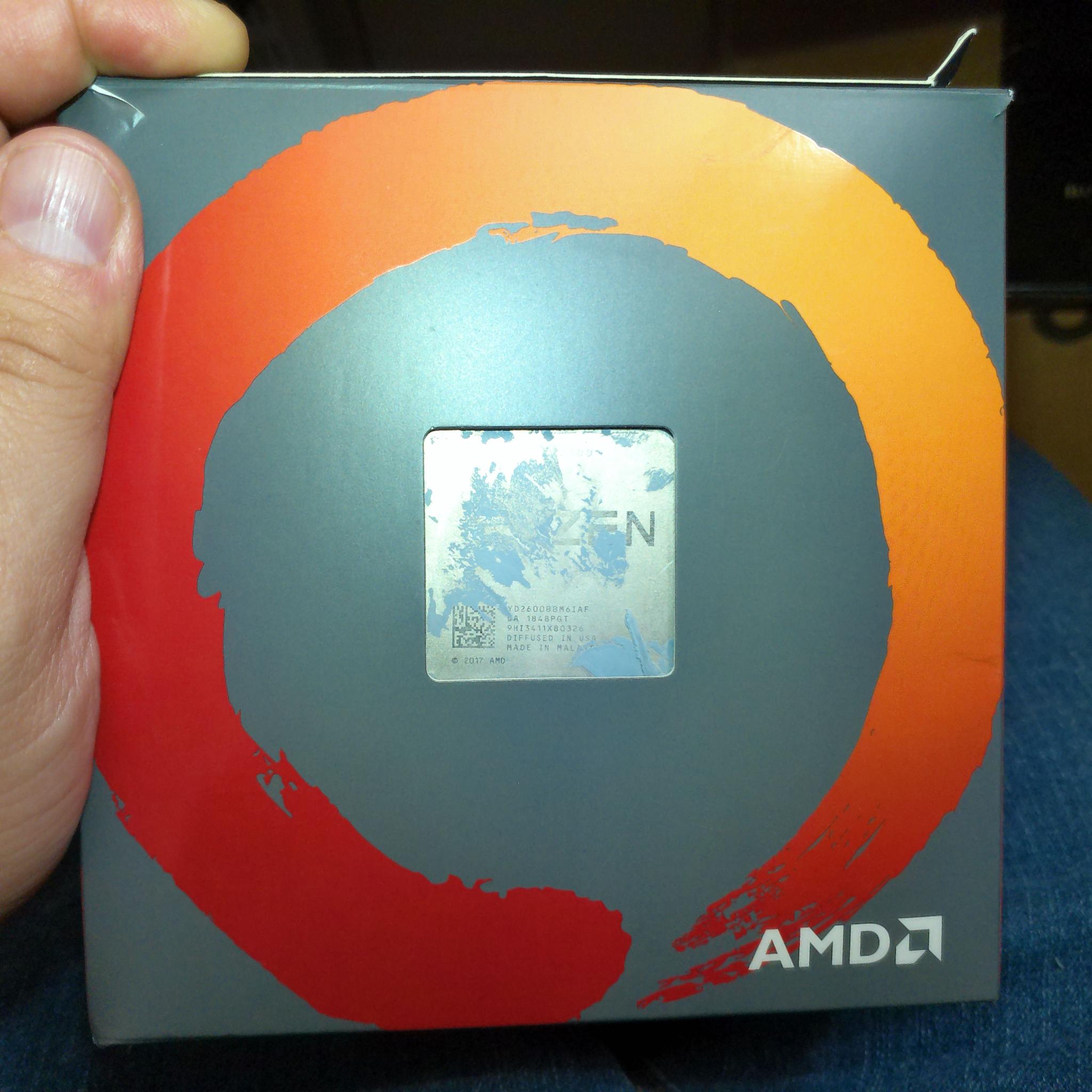 Ryzen 5 2600 CPU and Heat Sink Fan