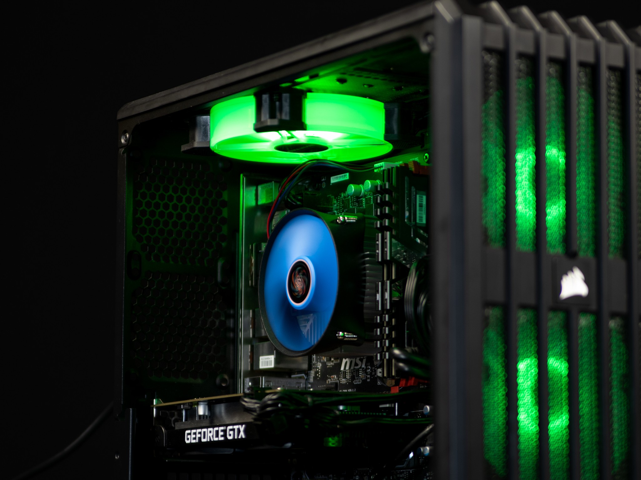 Rstart GTX 1650 Gaming PC Windows 10 Pro Intel i5 1500GB Desktop Power