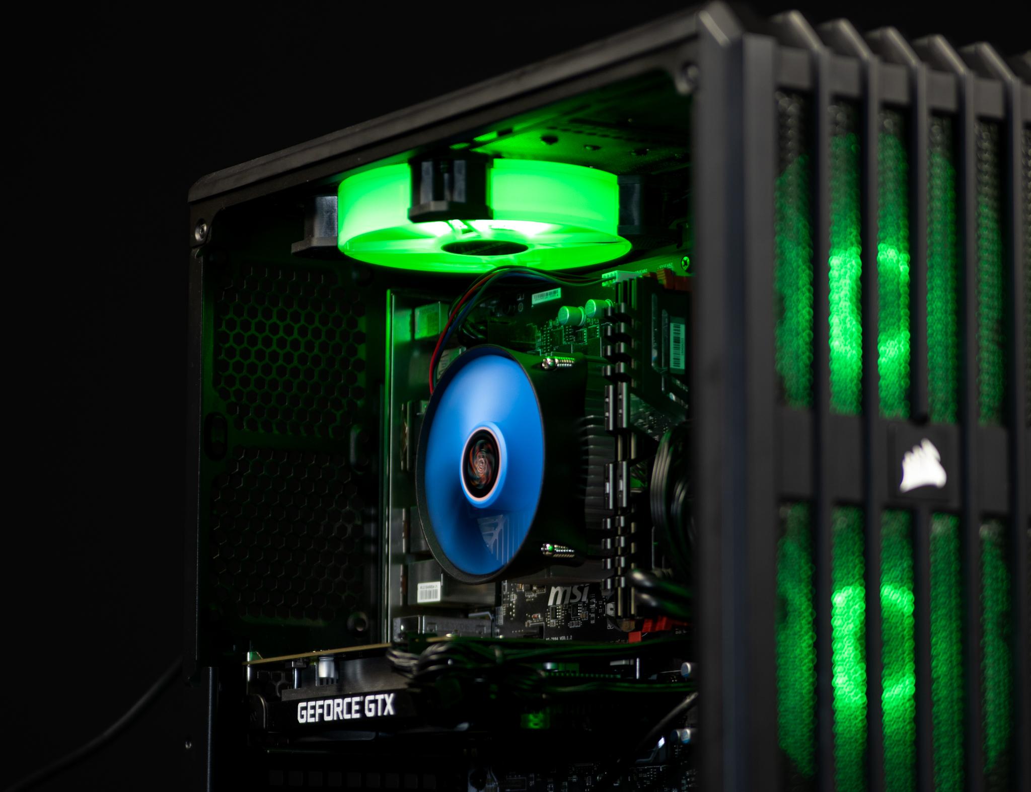 Rstart GTX 1650 Gaming PC Windows 10 Pro Intel i5 1500GB Desktop Power