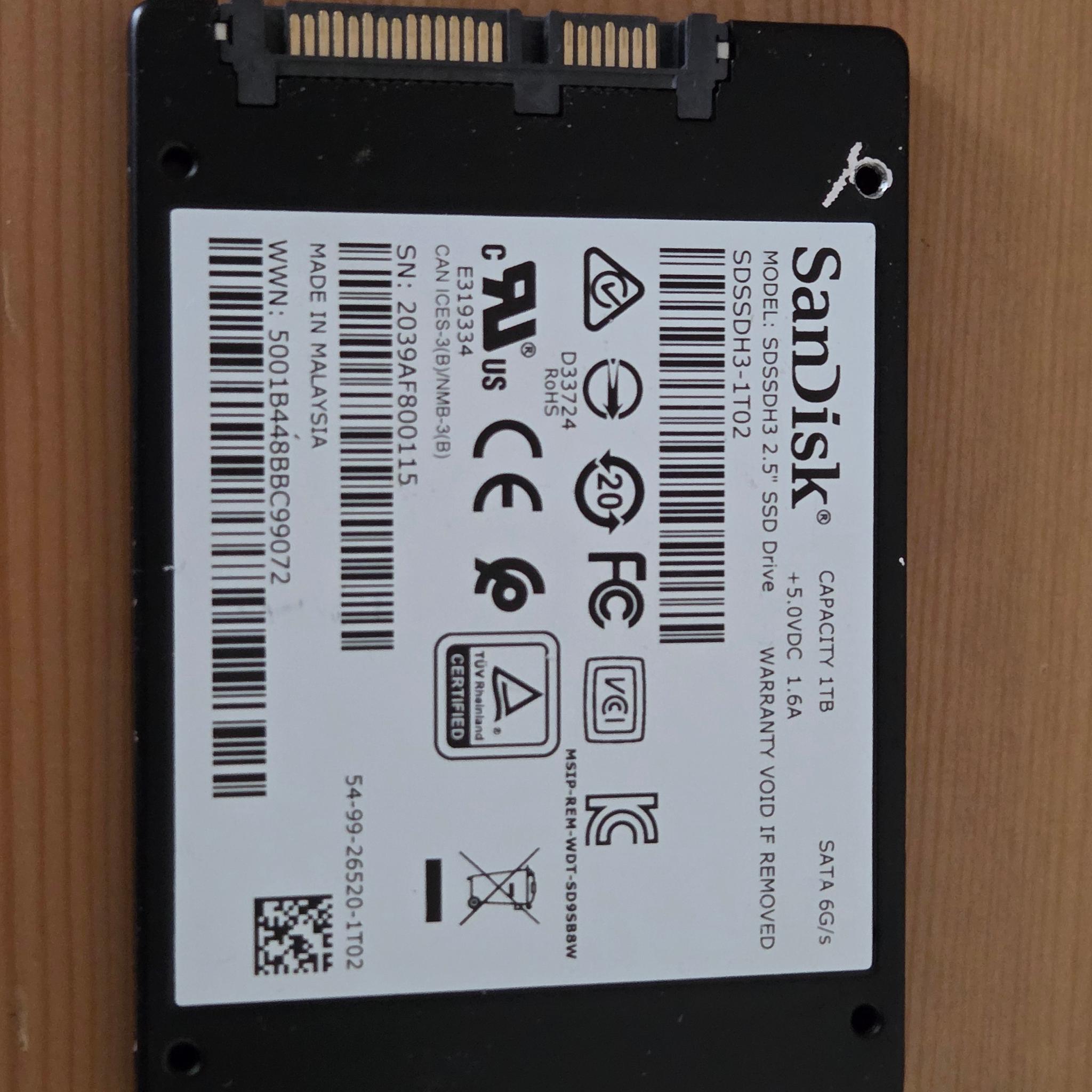 SanDisk Ultra 1TB SSD
