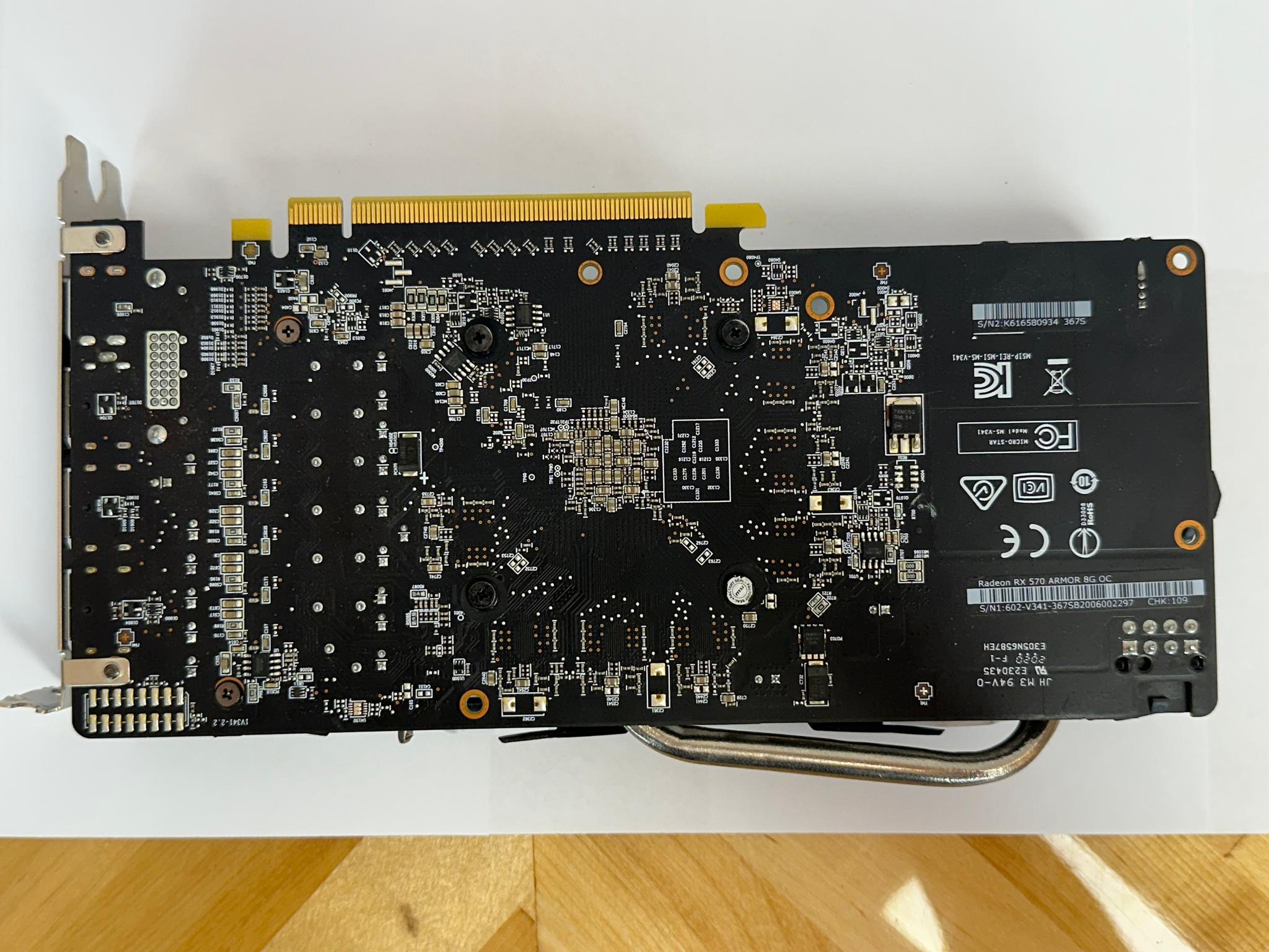 MSI Radeon RX 570 ARMOR 4G OC