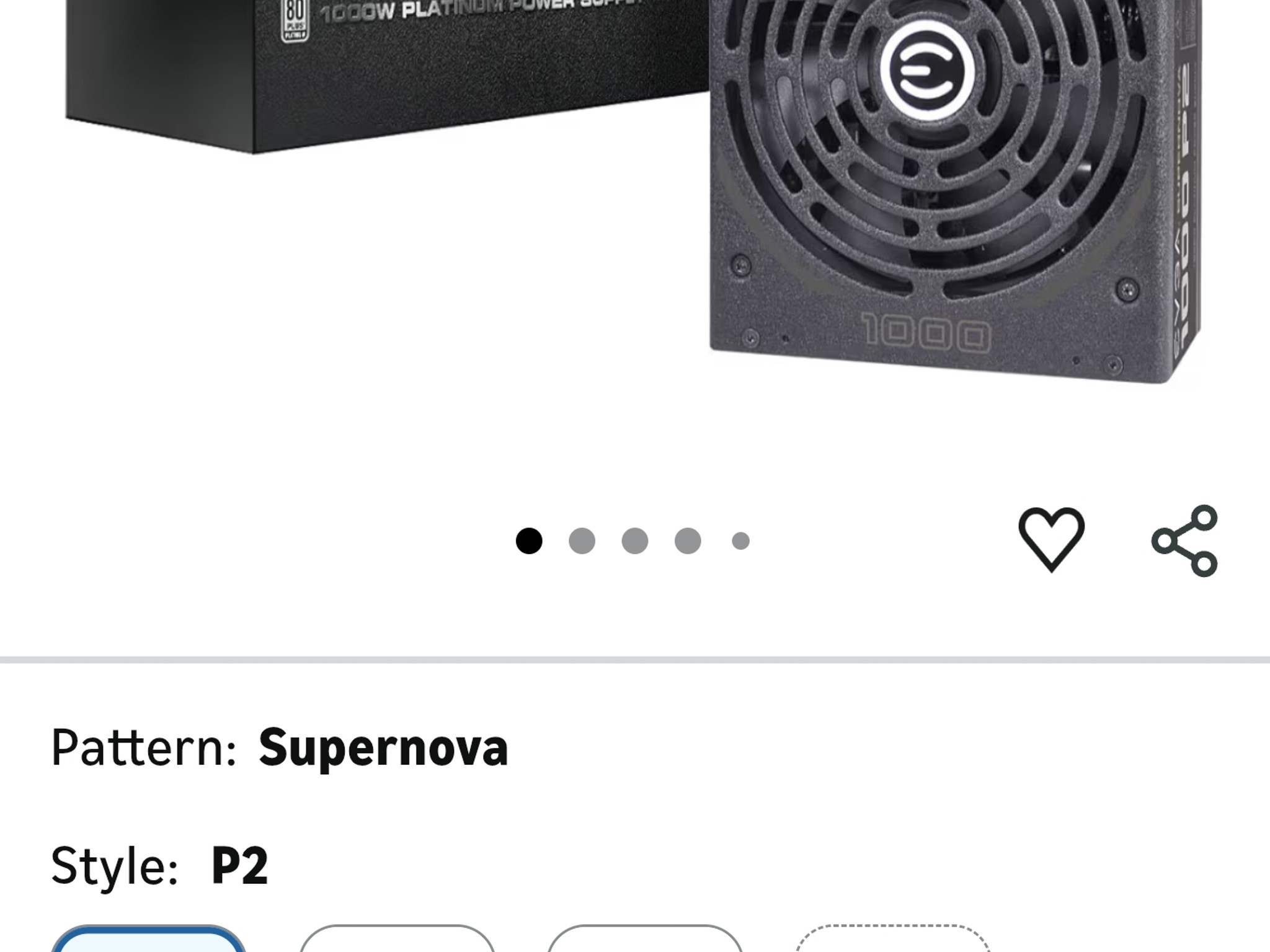 EVGA 1000 p3