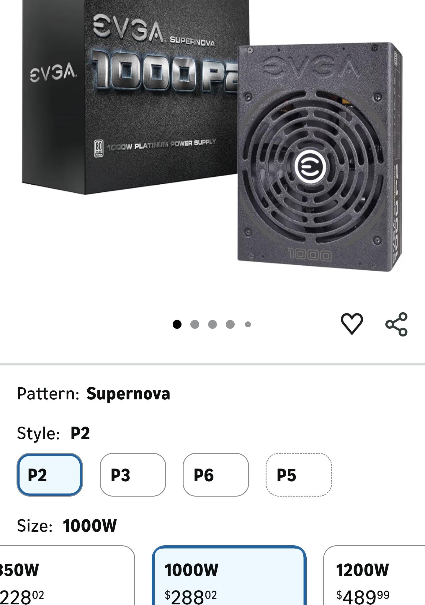 EVGA 1000 p3