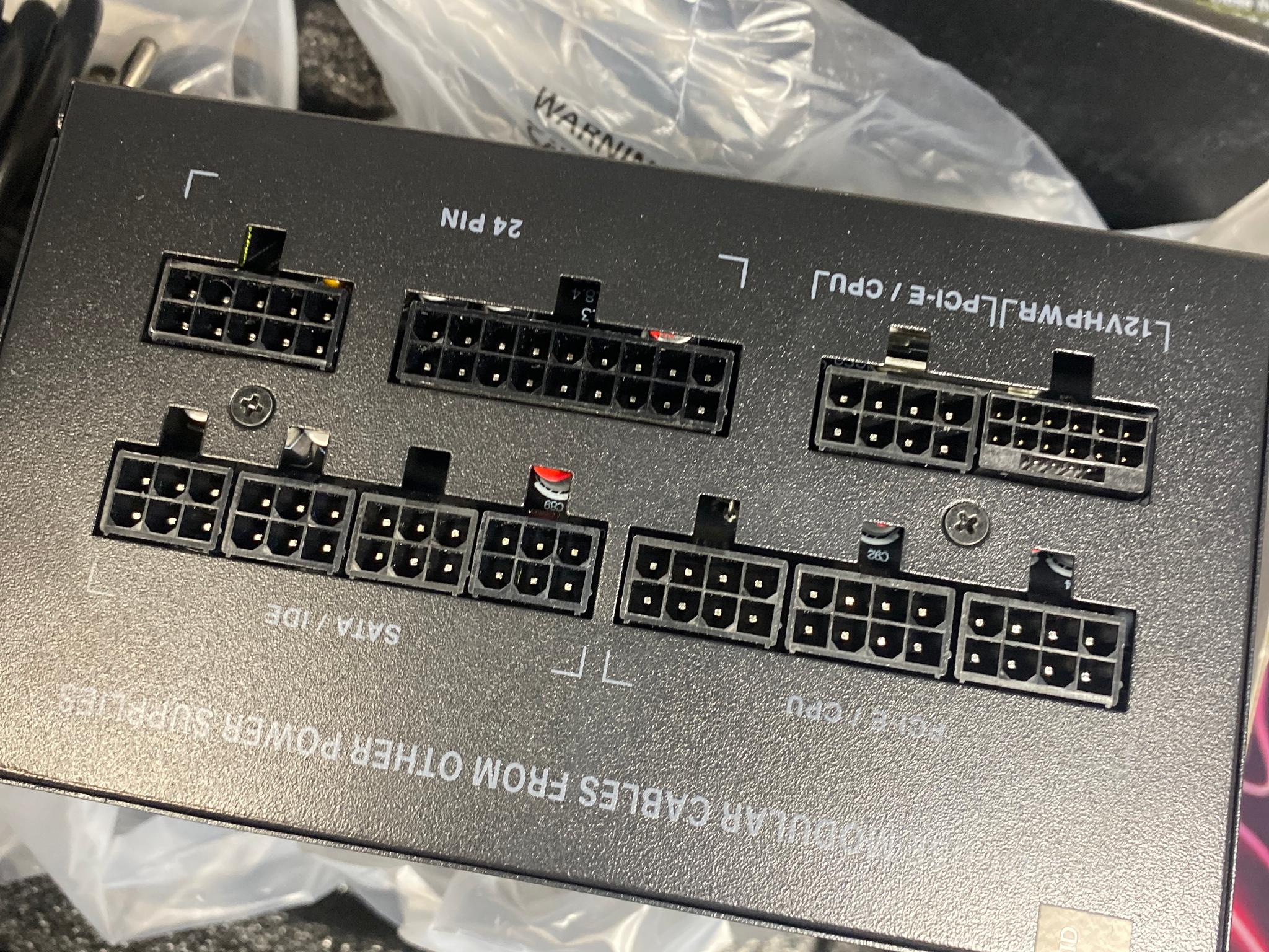 Aresgame Black Cube Agt1300 Gold Modular Power Supply