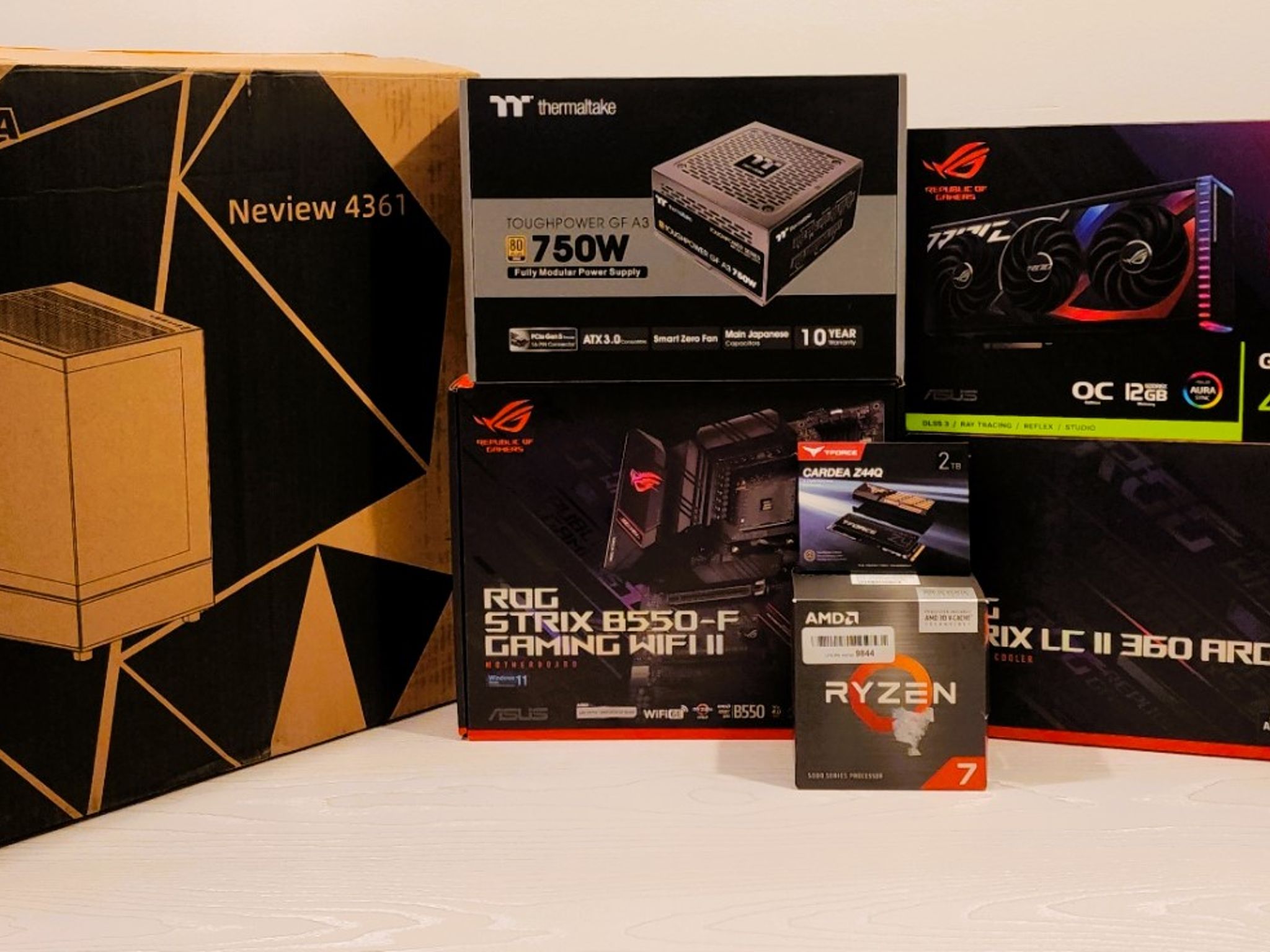 "ROG" Custom Gaming PC - 5800X3D/RTX 4070 - READ DESCRIPTION!!!