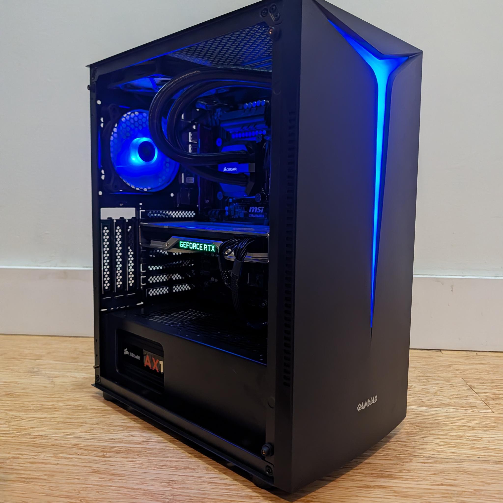 Gaming-PC | RTX 2080 TI FE | 32GB DDR4 | I7 6900K | 1.5TB | Corsair AIO | 1200W Corsair |