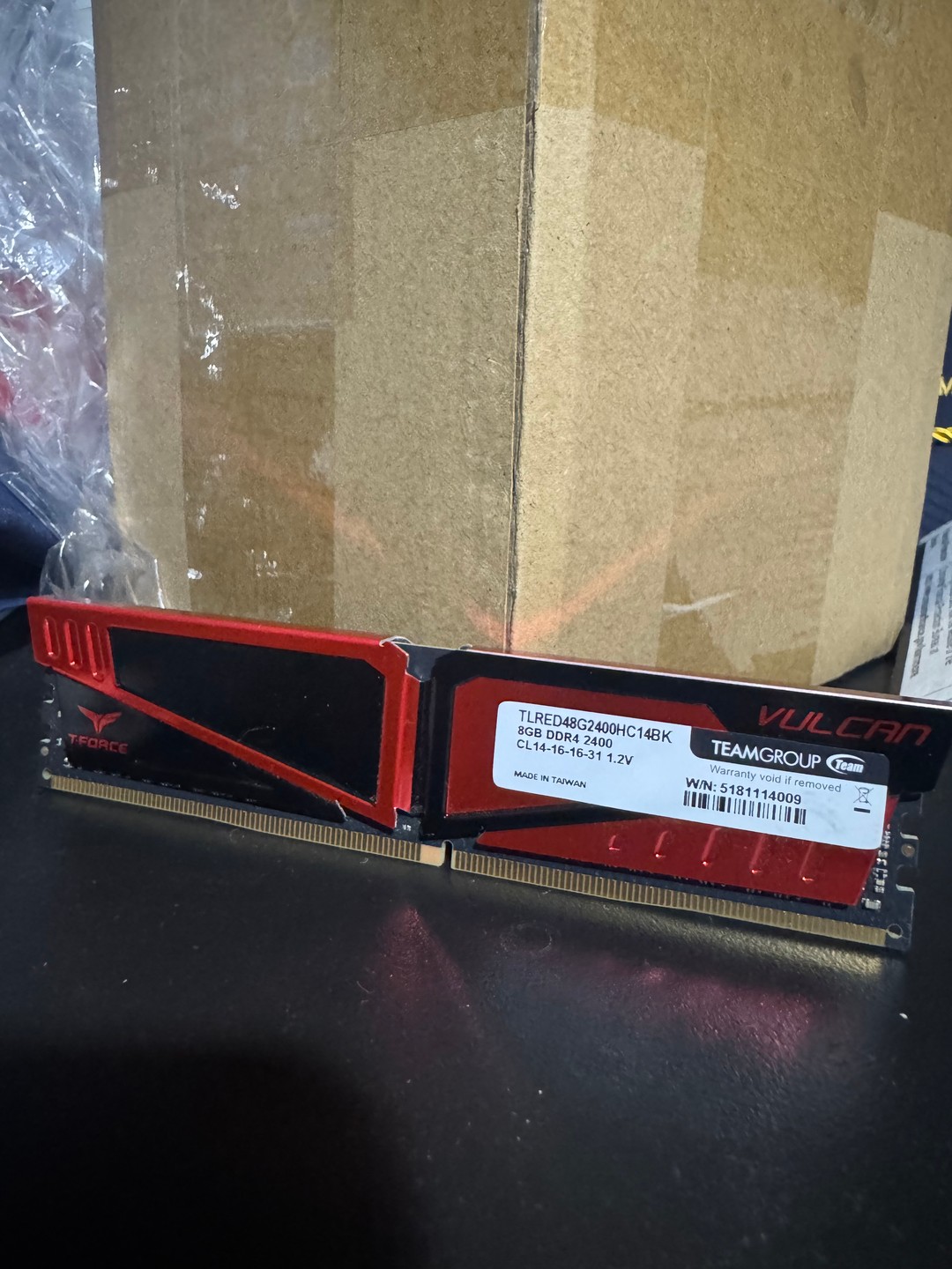 TeamGroup T-Force Vulcan Z Red 8GB DDR4 2400MHz | Jawa