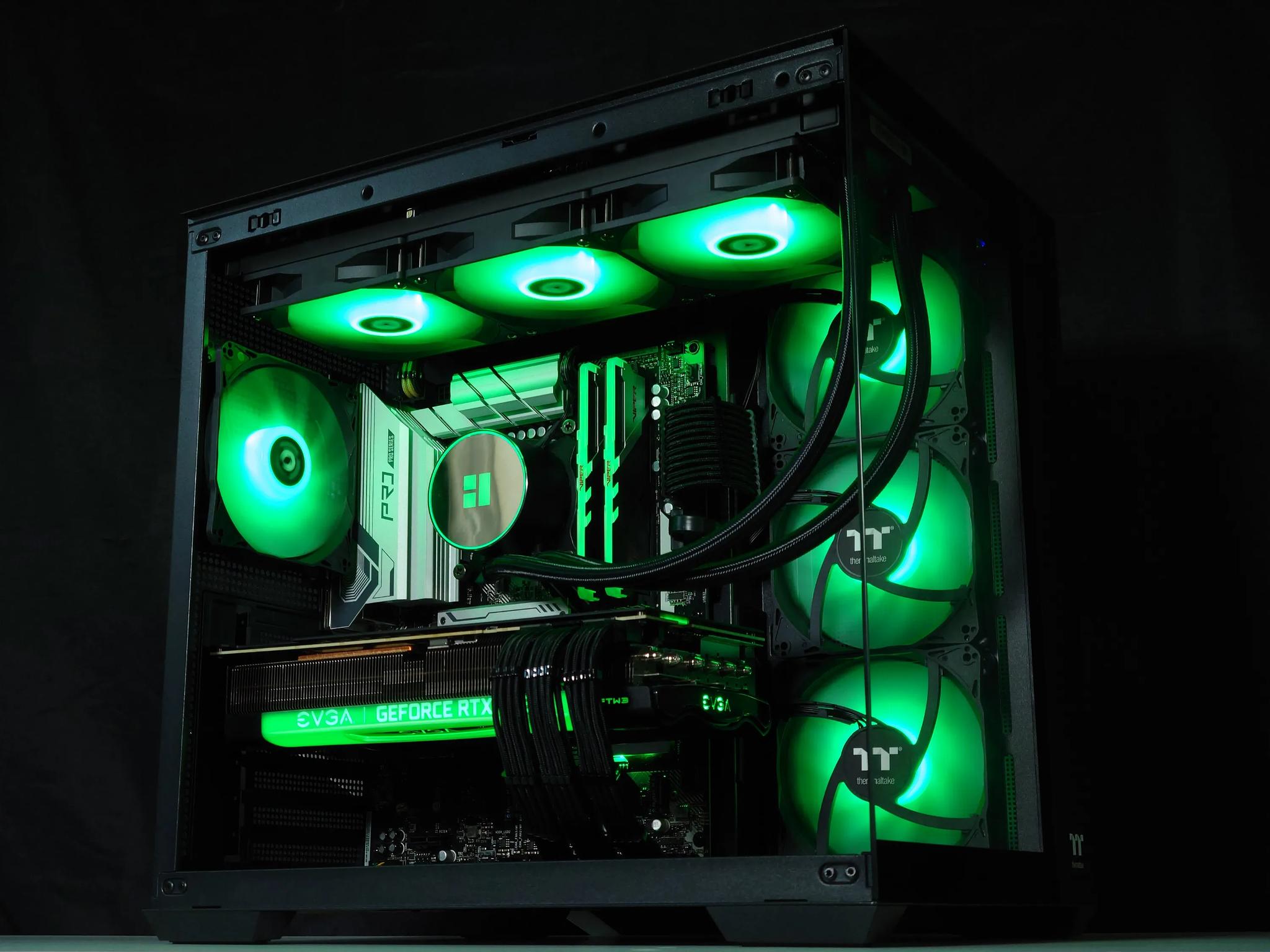🌊Liquid Cooled Gaming PC❇️Nvidia RTX 3080 10GB❇️Intel i5 13600KF 14 core❇️32GB DDR4❇️1TB SSD