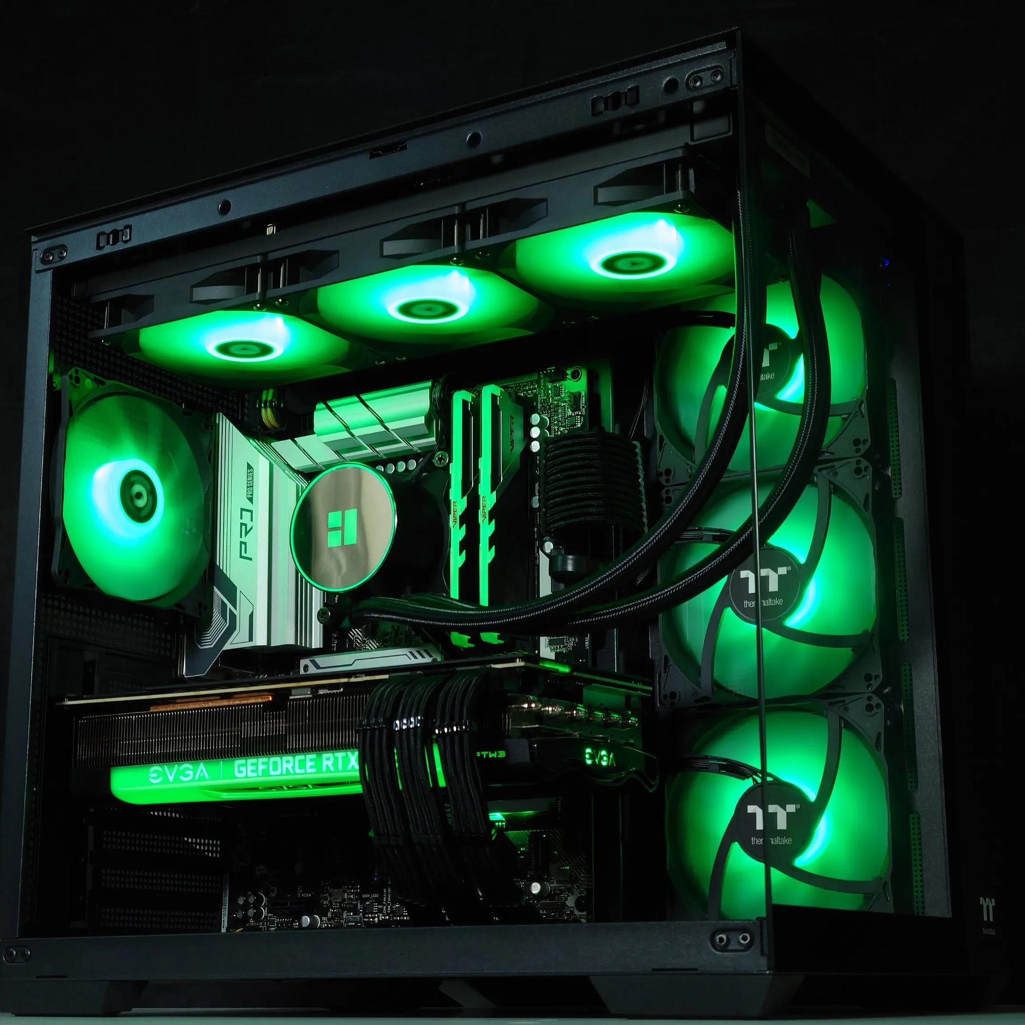 🌊Liquid Cooled Gaming PC❇️Nvidia RTX 3080 10GB❇️Intel i5 13600KF 14 core❇️32GB DDR4❇️1TB SSD