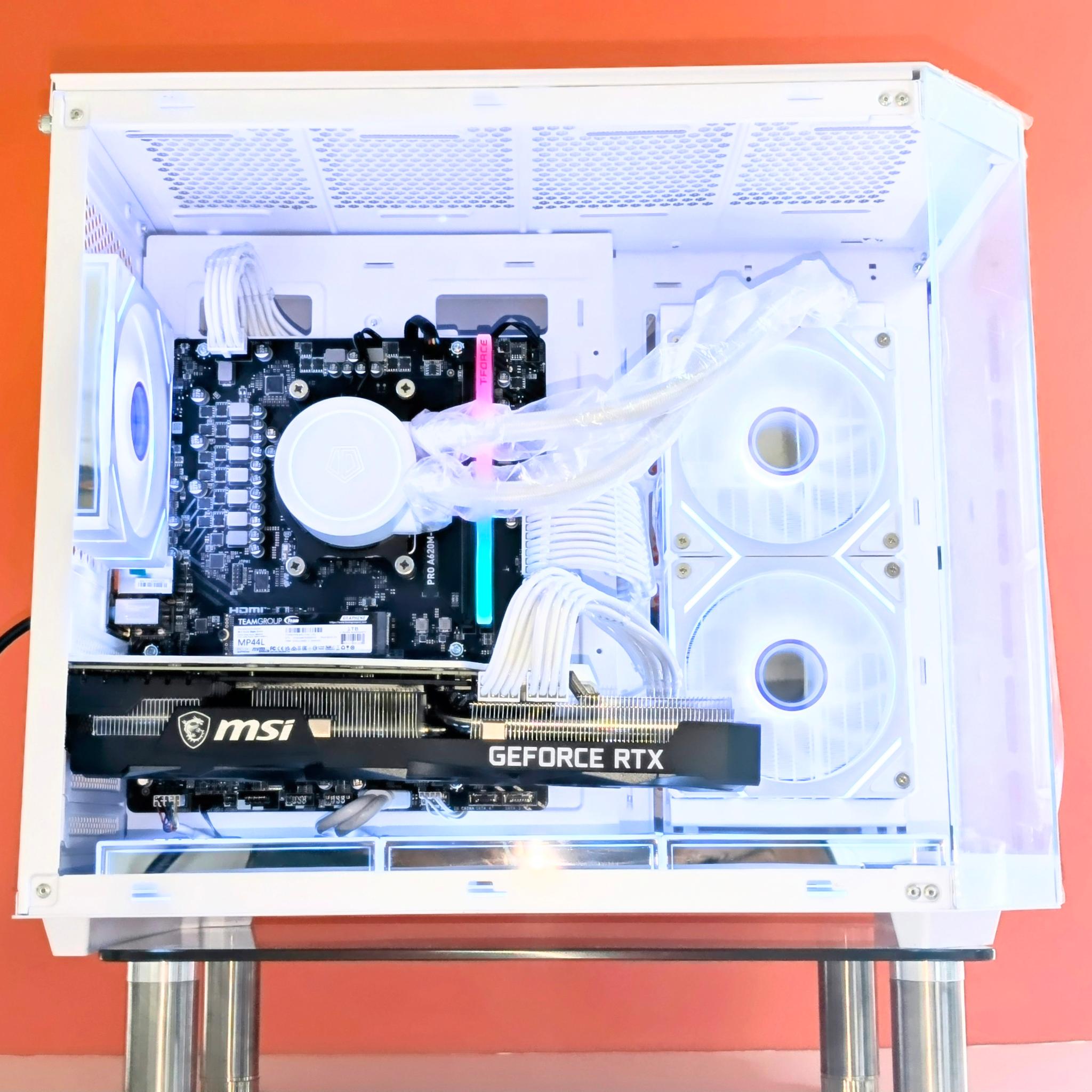 Liquid-Cooled💦🧊Gaming Beast⚪Ryzen 5 7600⚪RTX 3070⚪32GB DDR5⚪⚫1.5TB NVMe SSD⚪ Wi-Fi⚪Windows 11 Pro✅