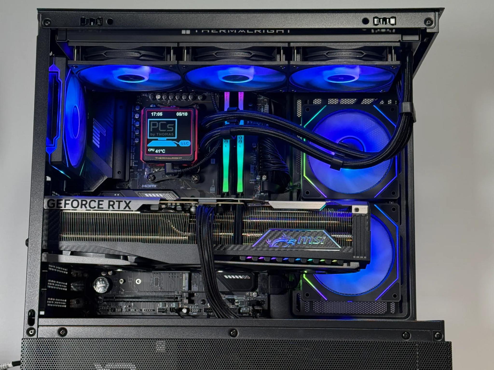 RTX 5090 Flagship Gaming PC Ryzen 9800x3d 64GB DDR5 4TB NVME