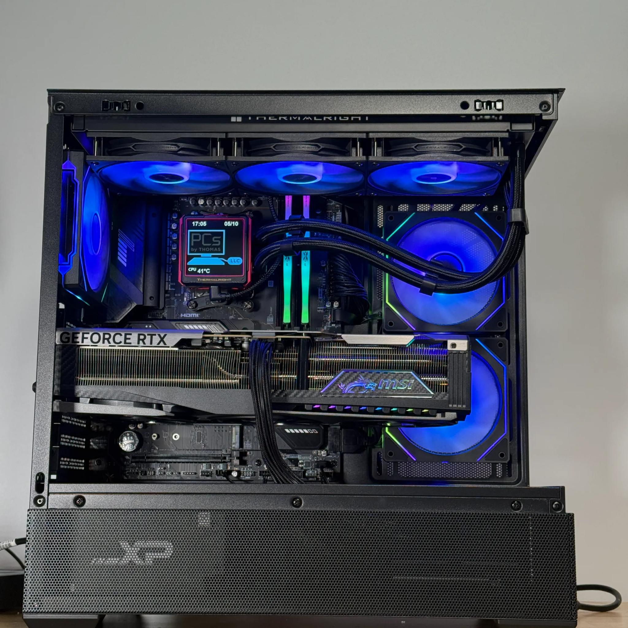 RTX 5090 Flagship Gaming PC Ryzen 9800x3d 64GB DDR5 4TB NVME