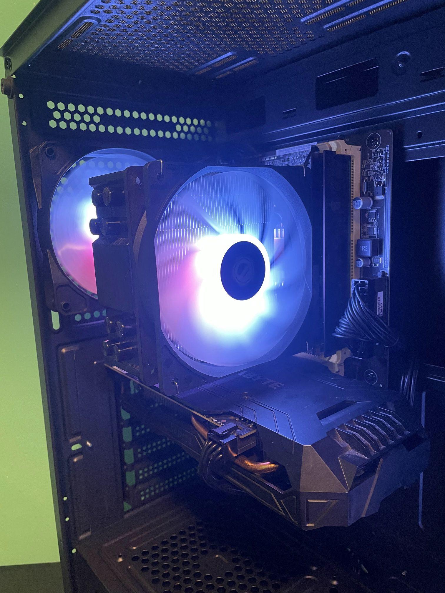 🔥130FPS GTA🔥Black Gaming PC | Intel i7 / AMD RX580 / 8GB / 1.1TB Win 11 Pro + Wi-Fi