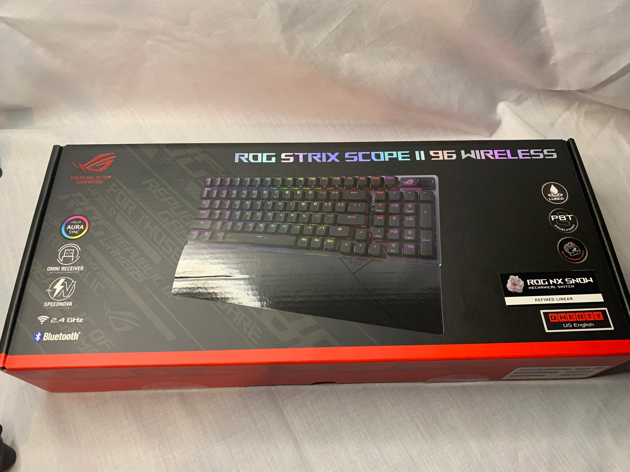 ASUS ROG STRIX Scope II 96 Wireless Keyboard NEW