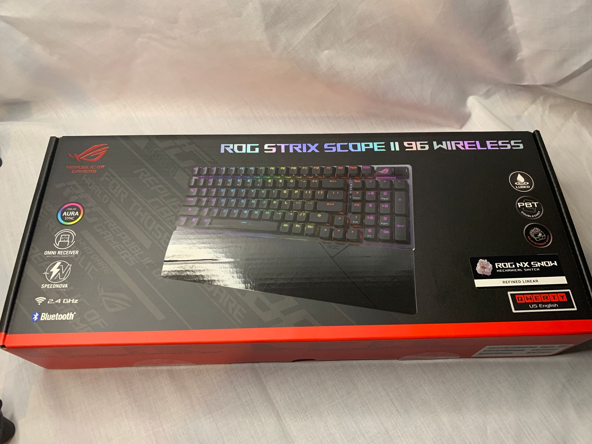 ASUS ROG STRIX Scope II 96 Wireless Keyboard NEW