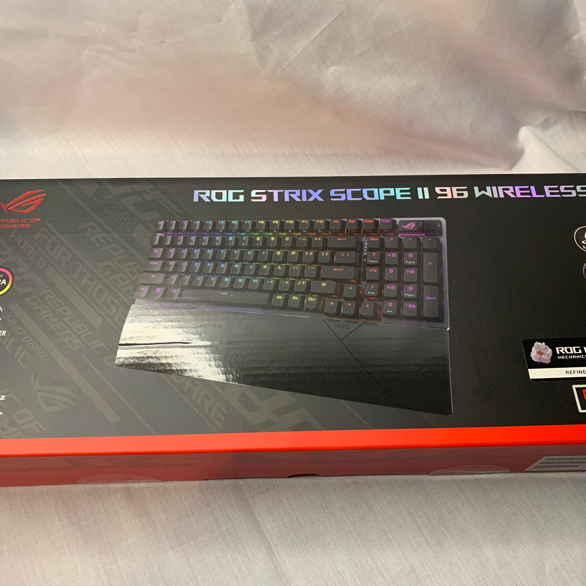 ASUS ROG STROX Scope II 96 Wireless Keyboard NEW