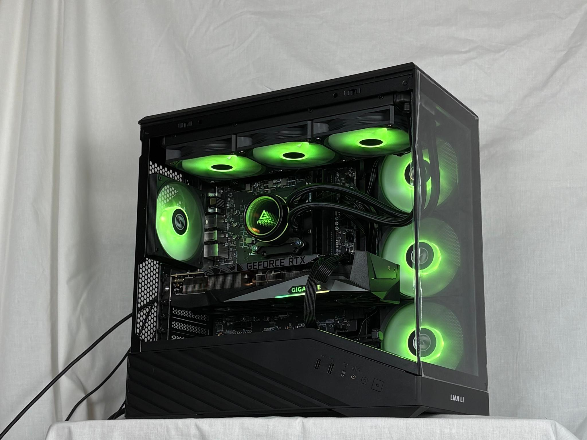 ♠️♣️ ULTIMATE BLACK GAMING PC | RTX 3080 10GB | 2TB SSD | Ryzen 5 5600x | 32GB DDR4 | FREE SHIPPING!