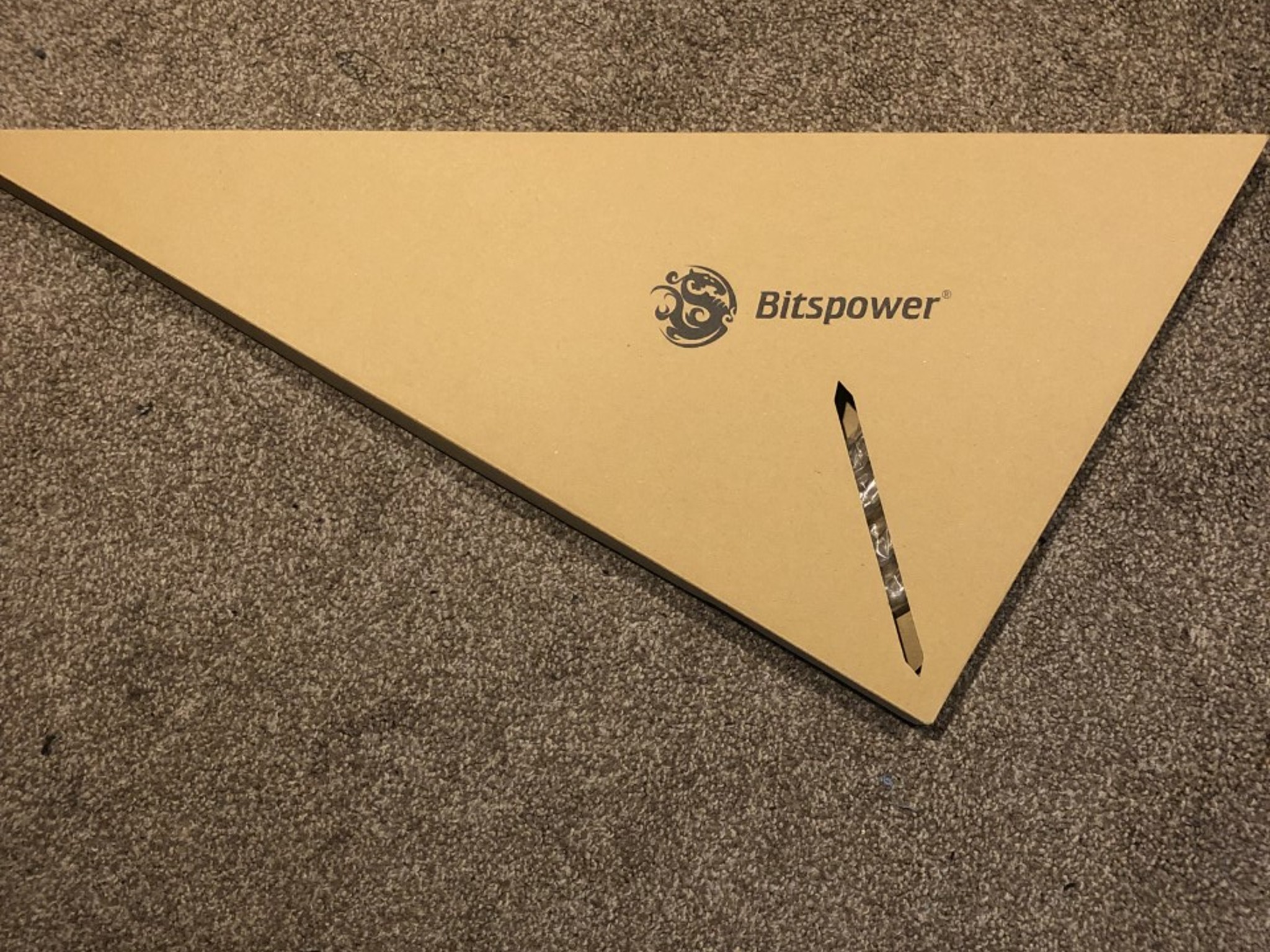 Bitspower Pre-bent 90-Degree acrylic Hard Tube OD16MM-Length 220x305MM