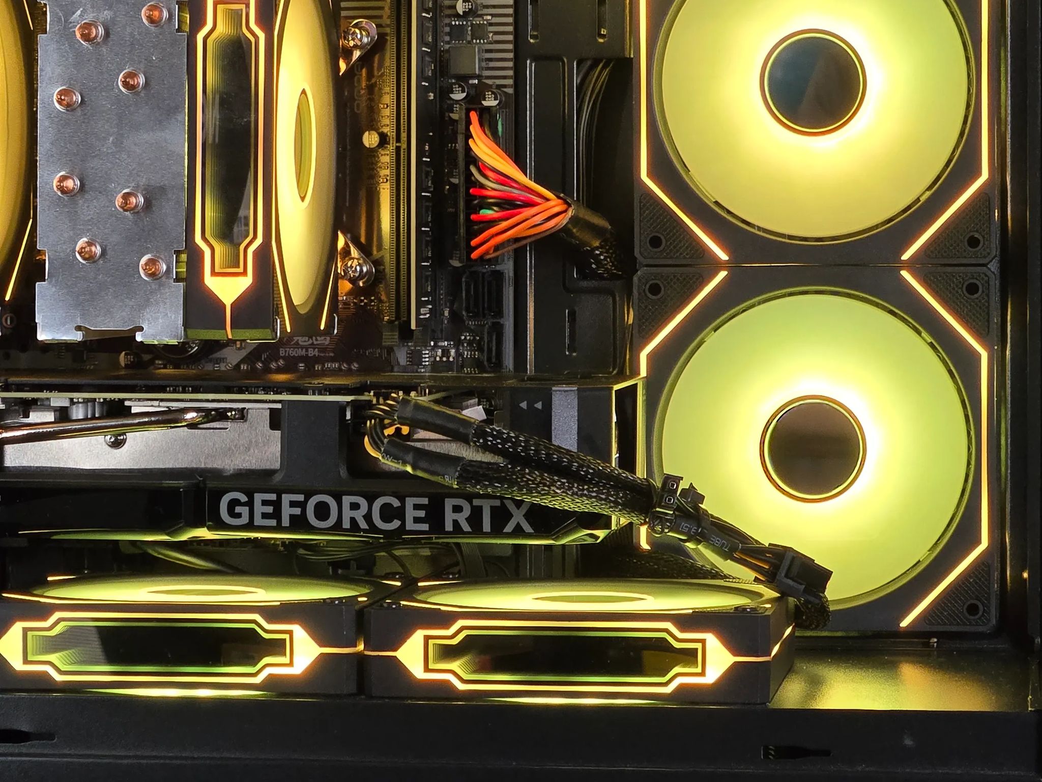 🔶Gold Sparrow🔶Gaming PC with i5 12400/ RTX 4060 Ti/16gb RAM/ 1TB SSD/8RGB Fans/ Windows 11 Pro