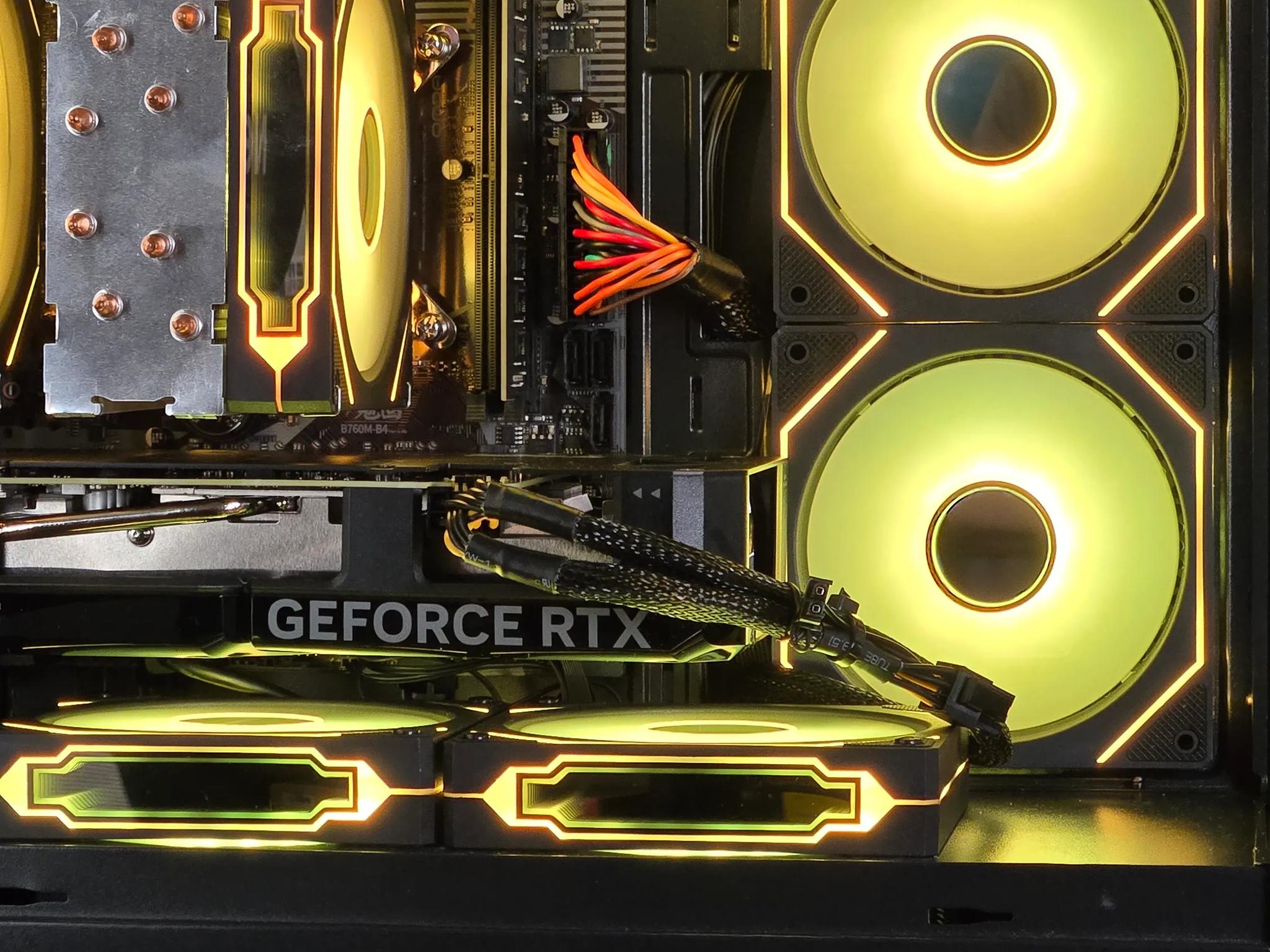 🔶Gold Sparrow🔶Gaming PC with i5 12400/ RTX 4060 Ti/16gb RAM/ 1TB SSD/8RGB Fans/ Windows 11 Pro