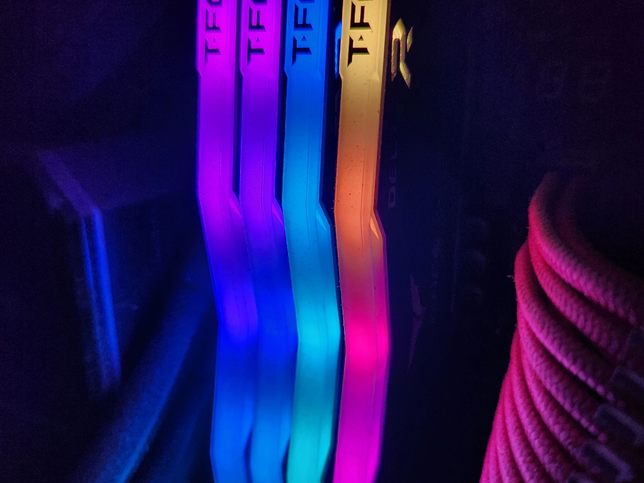 TEAMGROUP T-Force Delta RGB Memory 64GB (4x16) 3600, CL18.