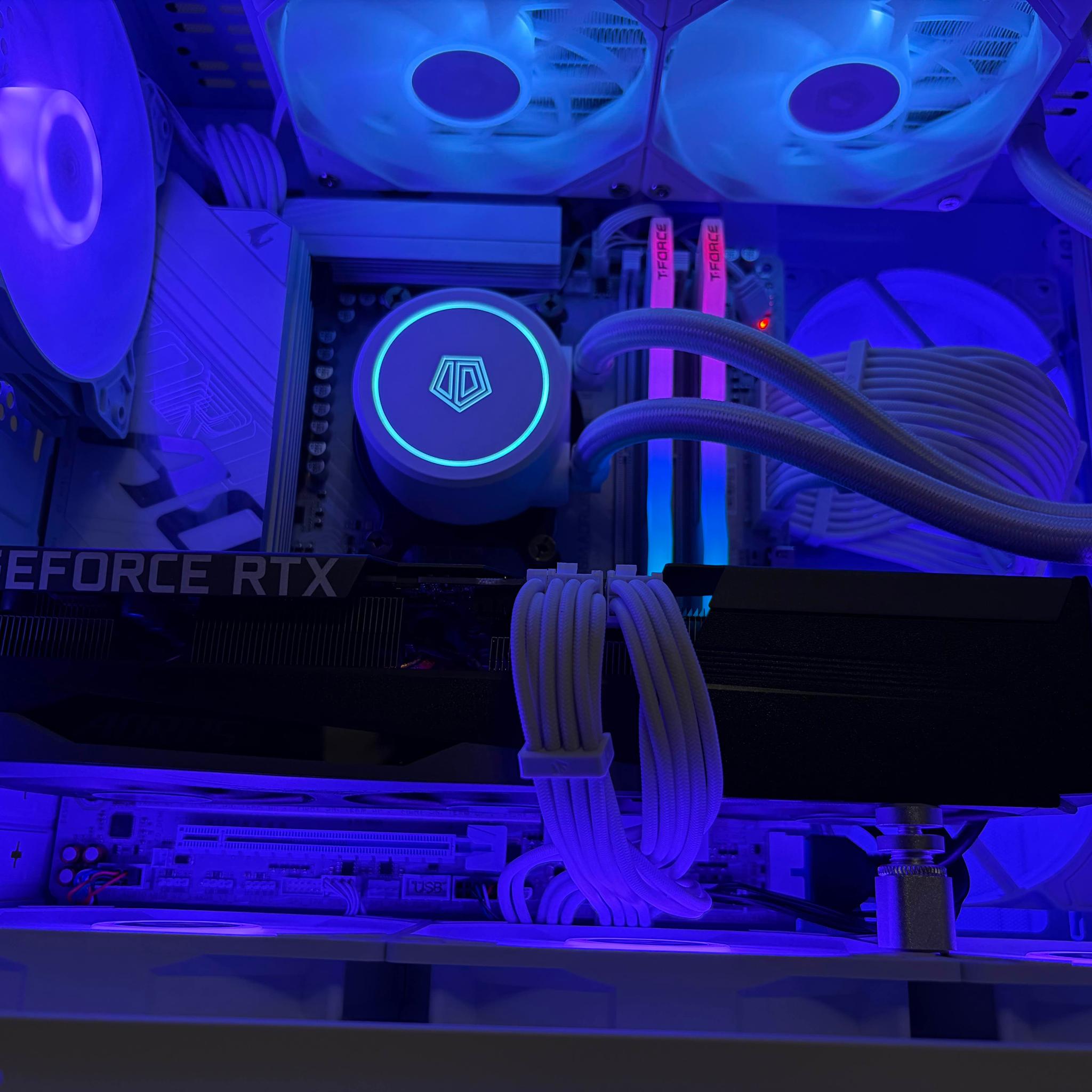 🧊Ice dragon Gaming PC Build Ryzen 5 7600X, Aorus 3060 12gb Elite, and 32GB DDR5 Ram🐲
