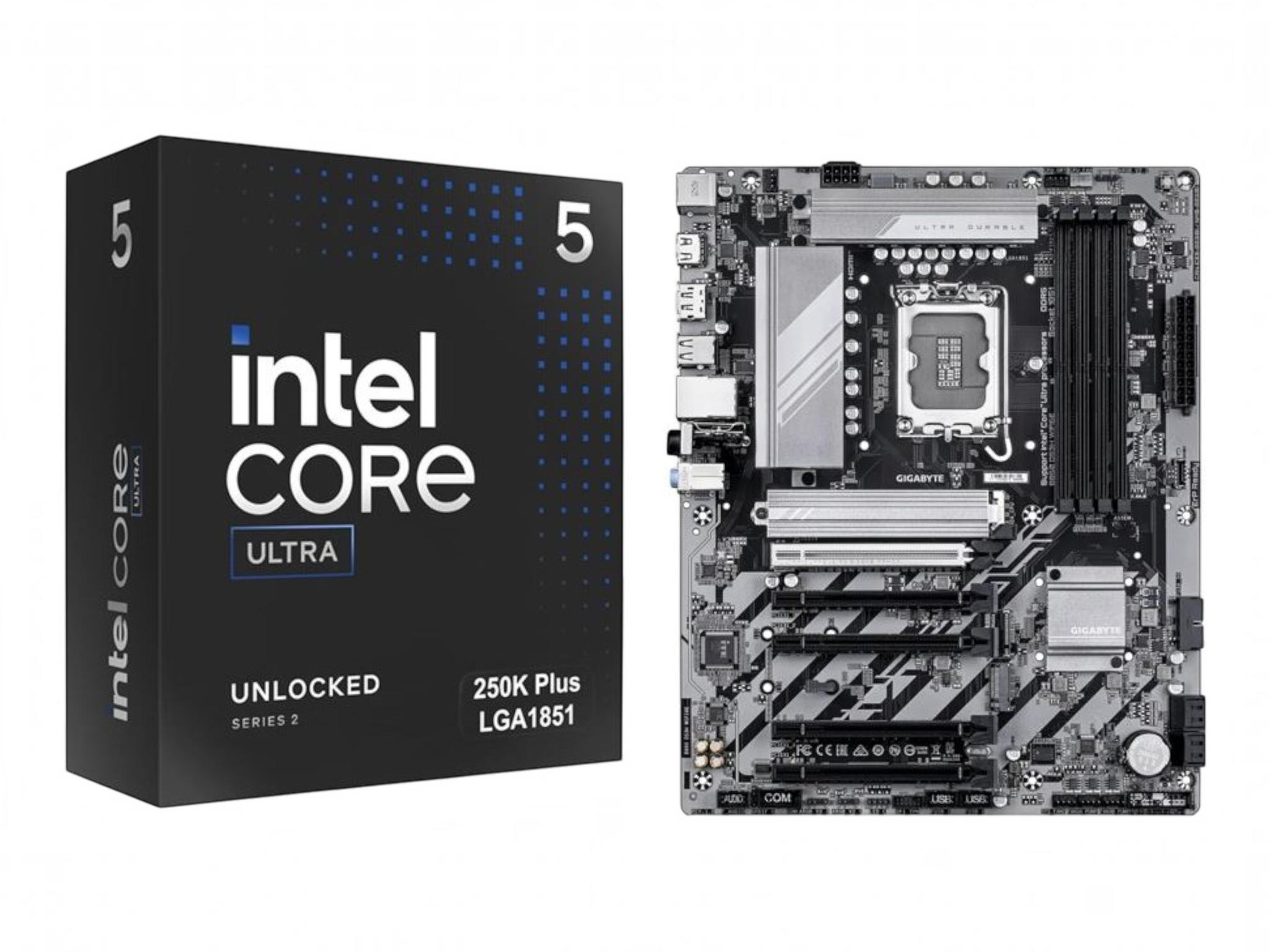 Intel Core Ultra 5 250K Plus + Gigabyte B860 DS3H WI-FI 6E (CPU + Motherboard Bundle)