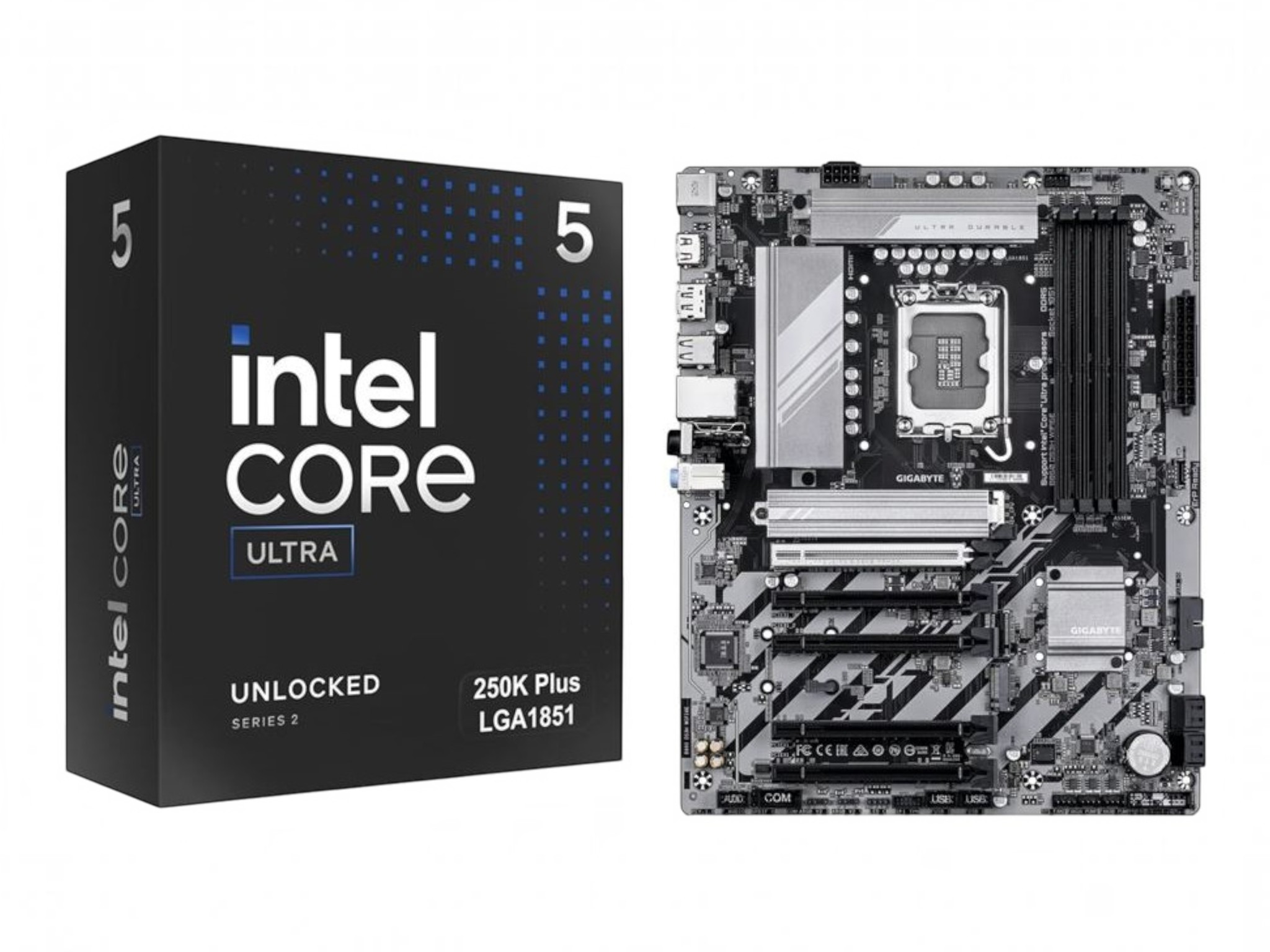 Intel Core Ultra 5 250K Plus + Gigabyte B860 DS3H WI-FI 6E (CPU + Motherboard Bundle)