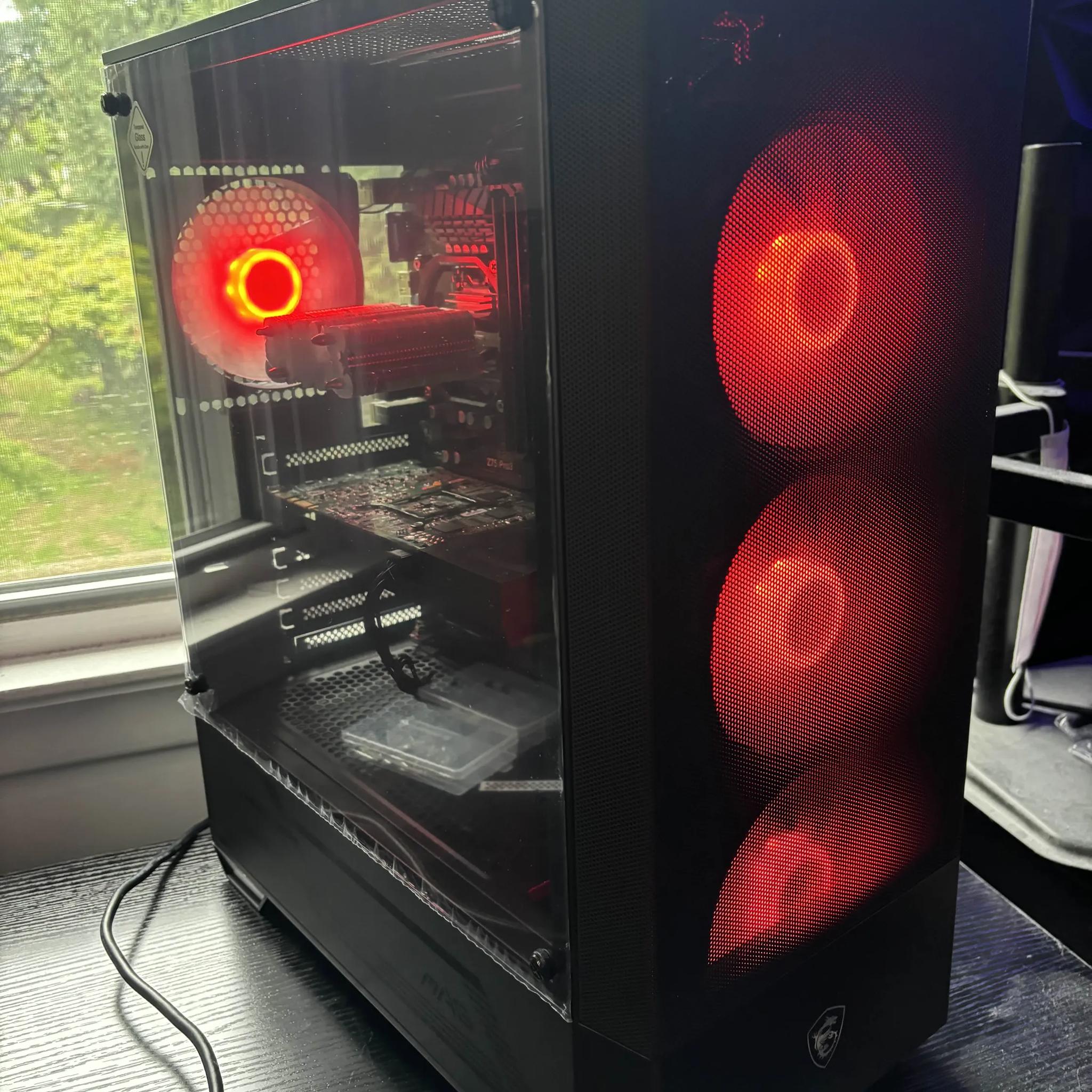 GAMING PC i5 16GB NVIDIA GTX 760 RGB Lighting RGB Fans Computer