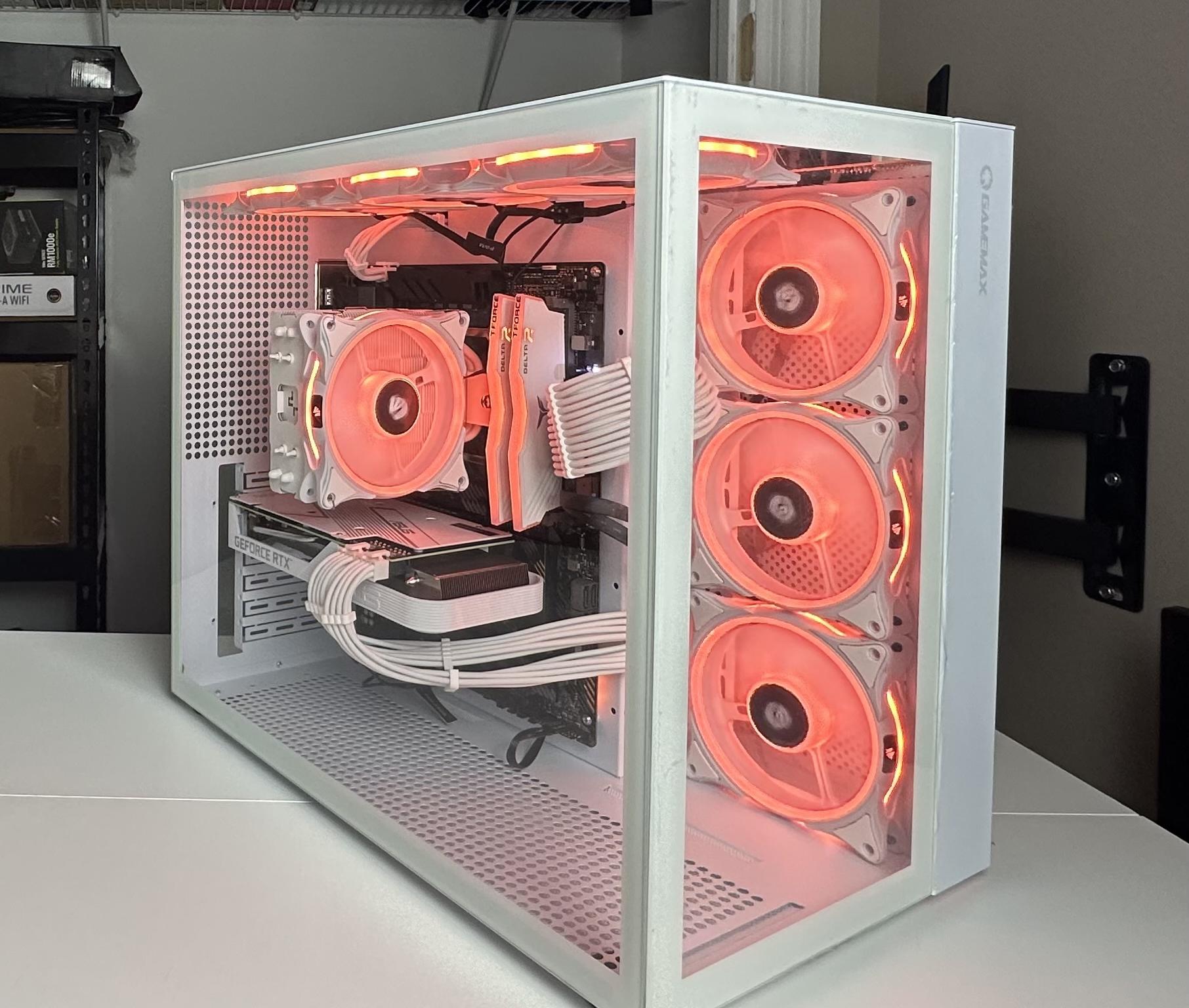 White Gaming PC (5600x3D + 3060 Ti GDDR6X)