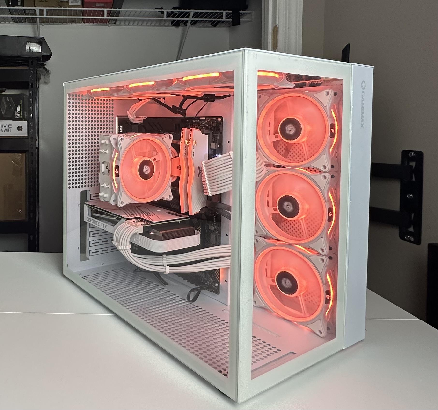 White Gaming PC (5600x3D + 3060 Ti GDDR6X)