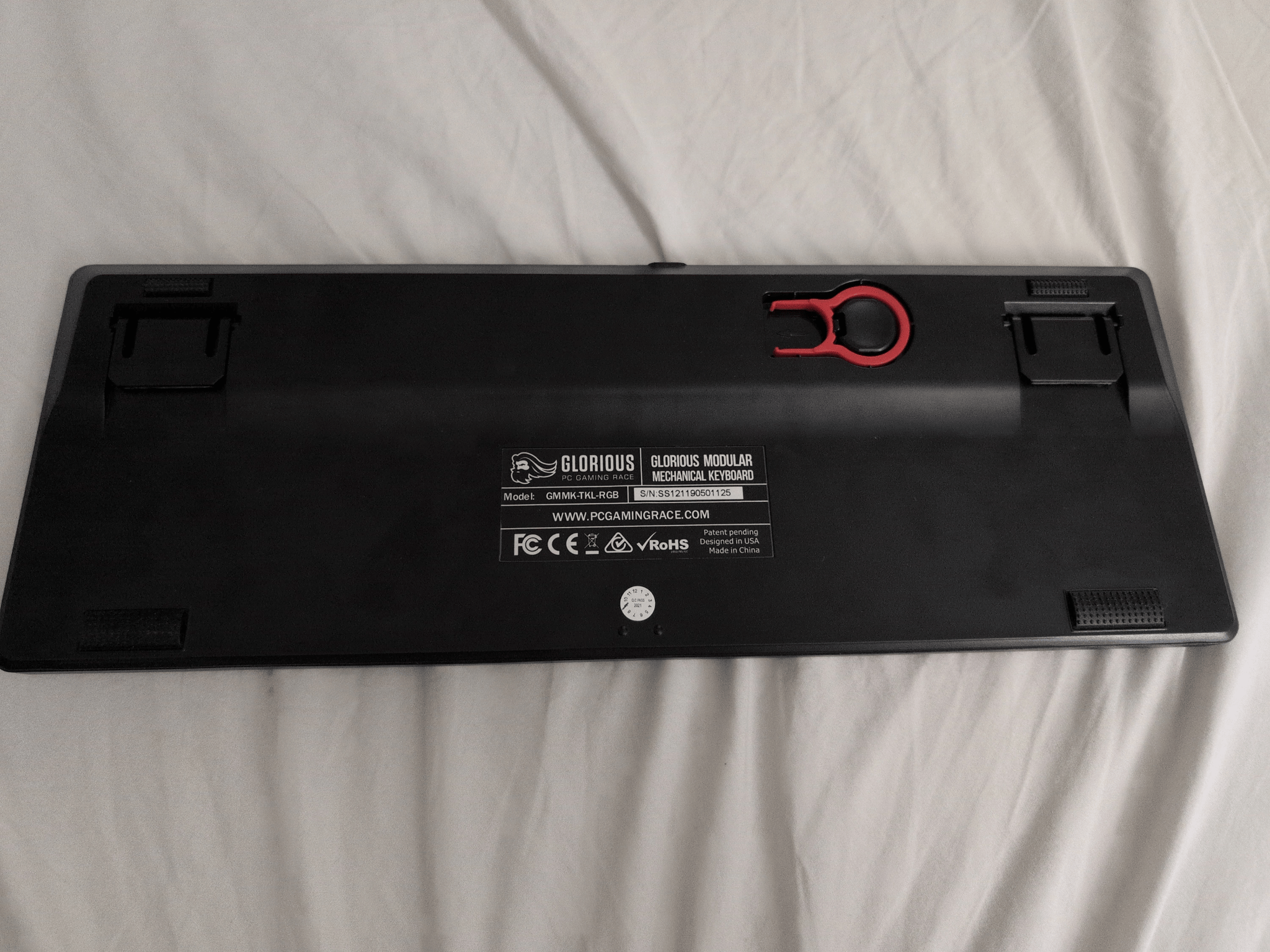 Glorious GMMK 1 RGB Aluminum USB Wired Mechanical 87 Key Tenkeyless TKL Keyboard (Barebones/Kit)