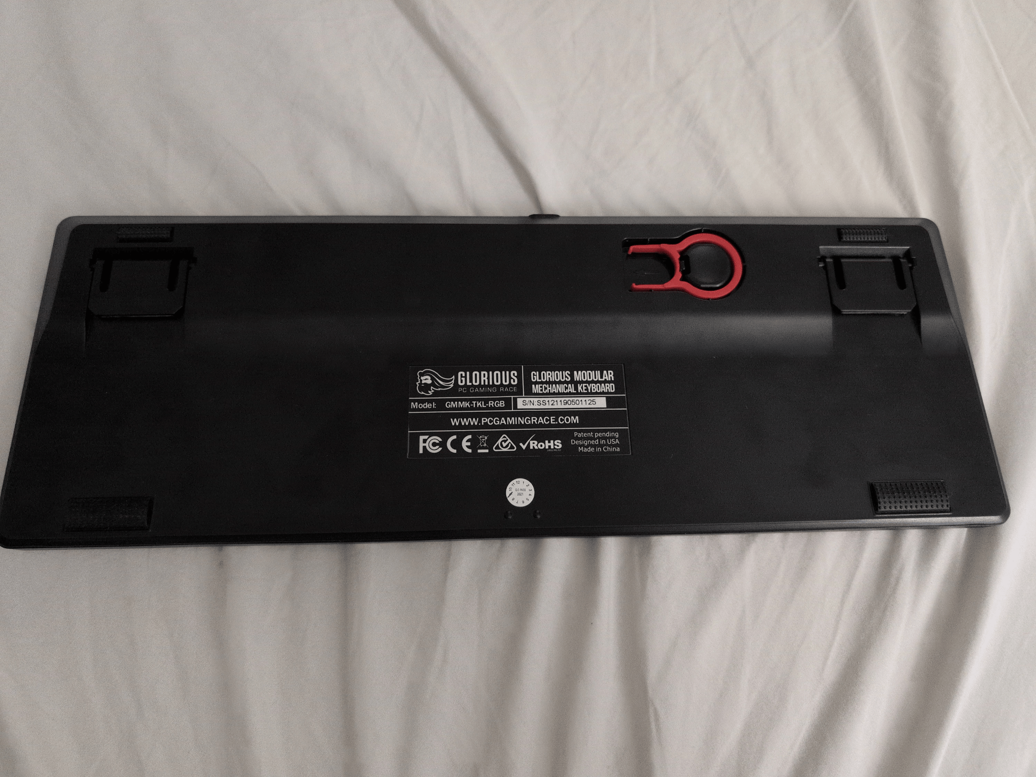 Glorious GMMK 1 RGB Aluminum USB Wired Mechanical 87 Key Tenkeyless TKL Keyboard (Barebones/Kit)