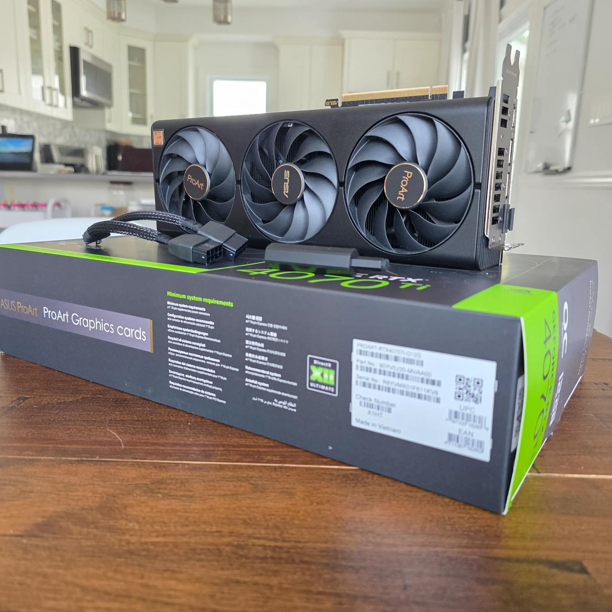 Asus 4070 Ti Proart OC edition 12GB