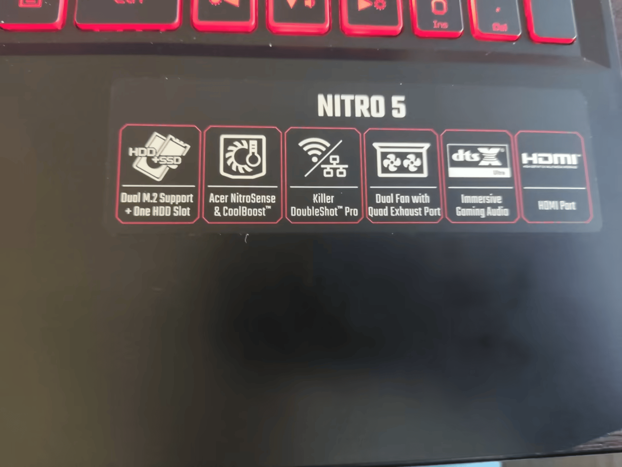 Acer Nitro 5 15.6" 144hz 1080p, 11400H, 1650, 16gb ram upgraded Laptop