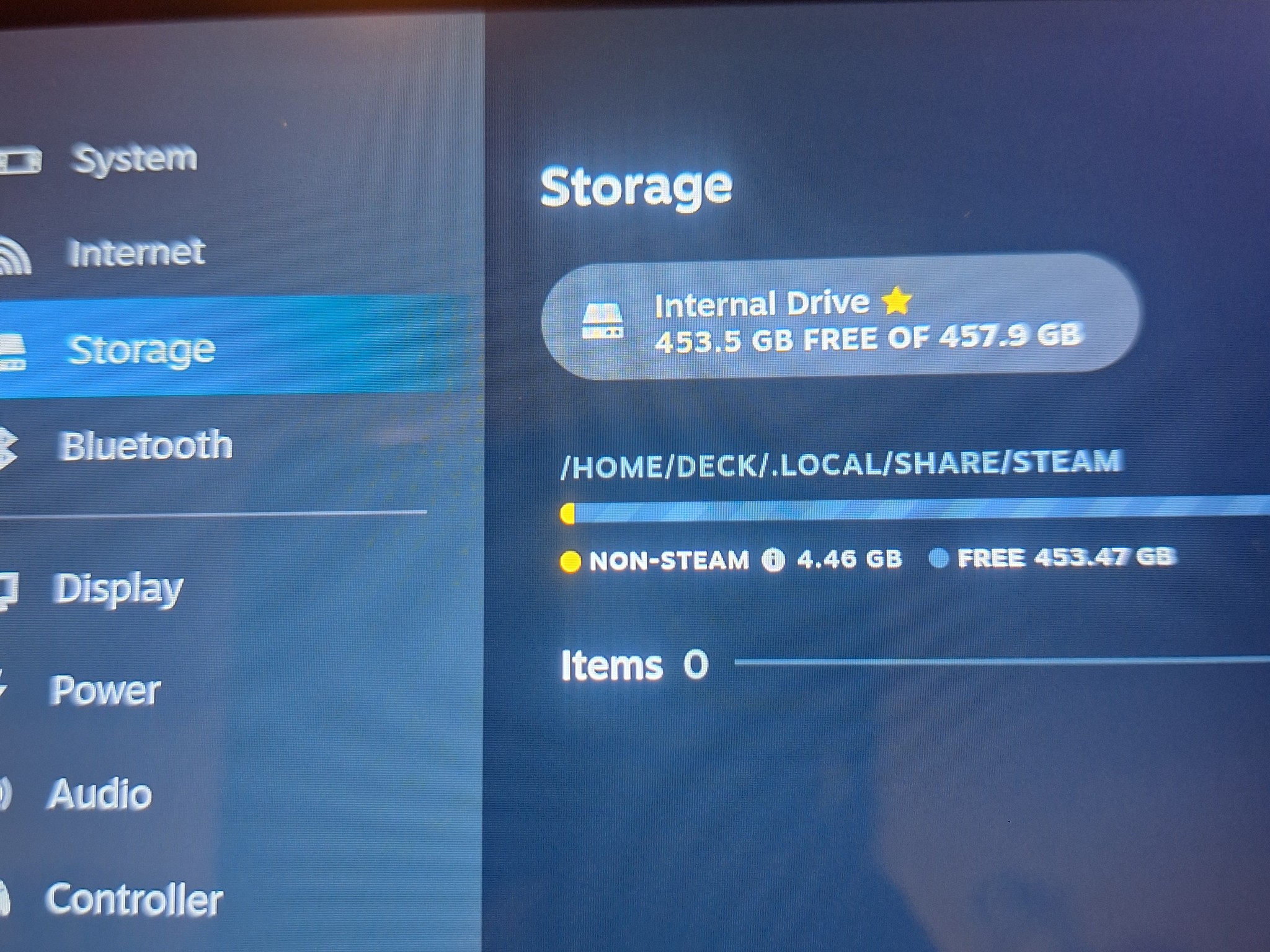 Steamdeck LCD 512GB with carry case, charger and dock