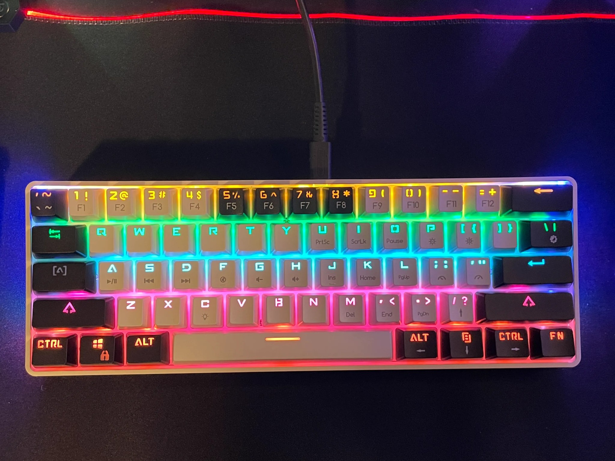 Rgb Mechanical Gaming Keyboard Red Switches