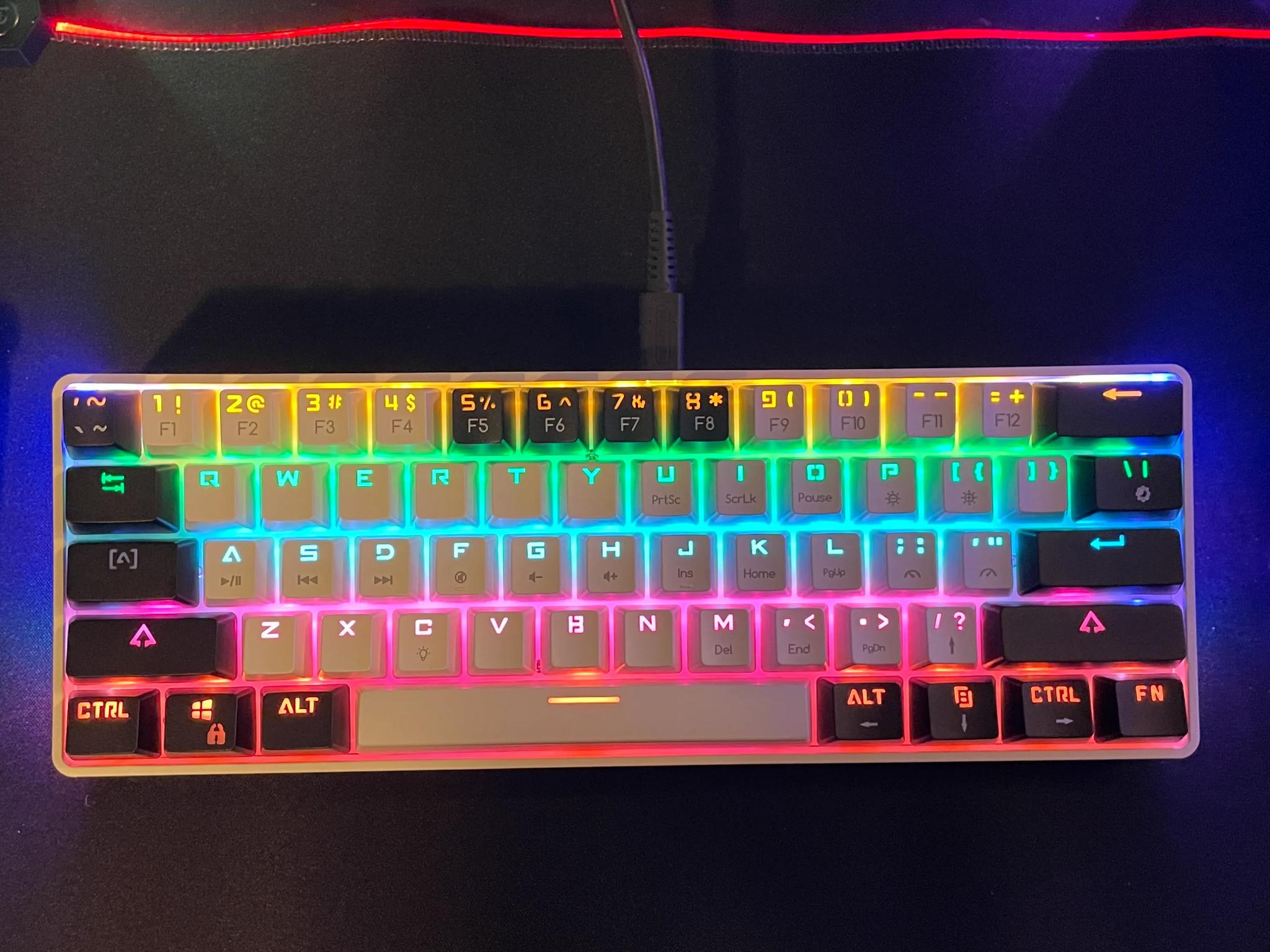 Rgb Mechanical Gaming Keyboard Red Switches