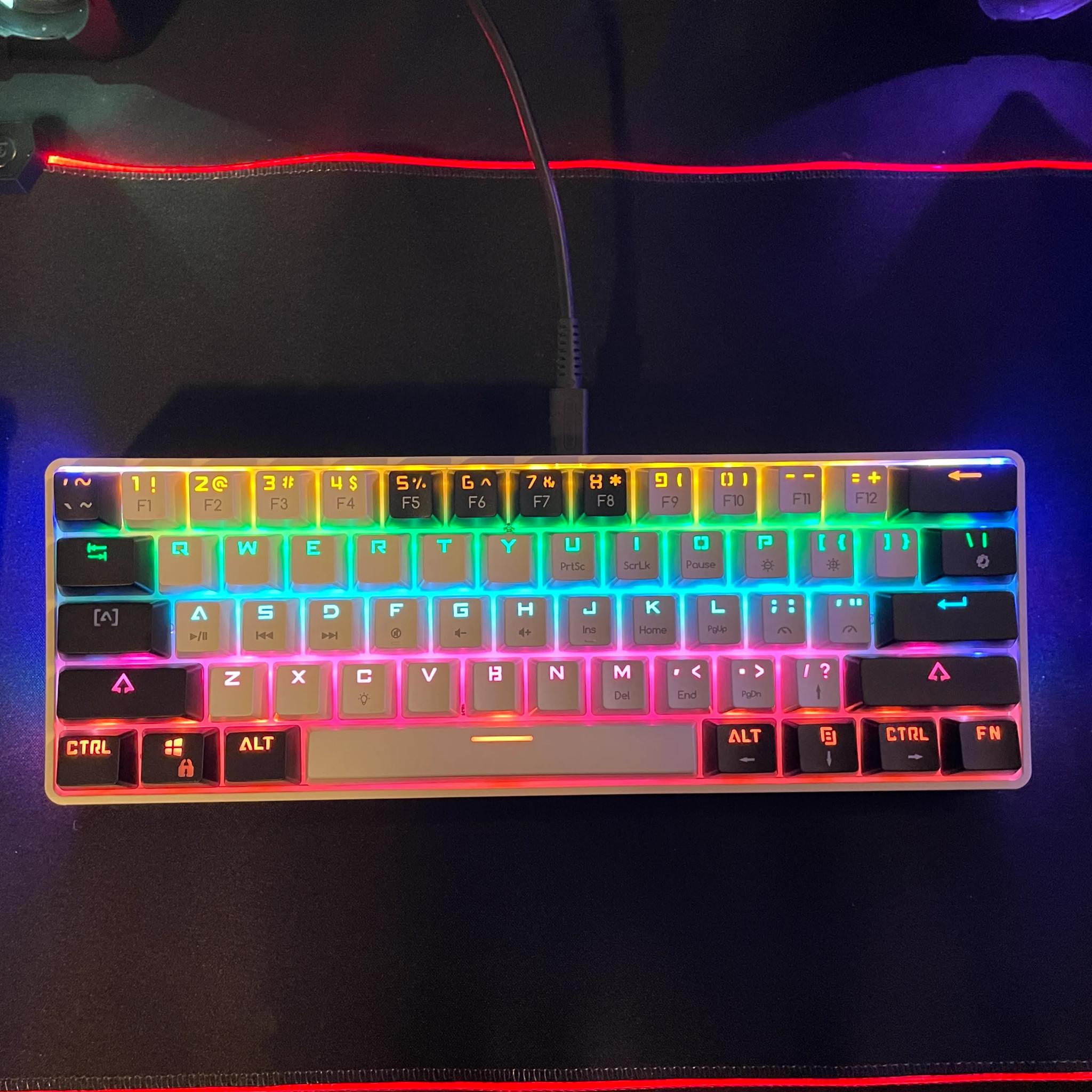 Rgb Mechanical Gaming Keyboard Red Switches