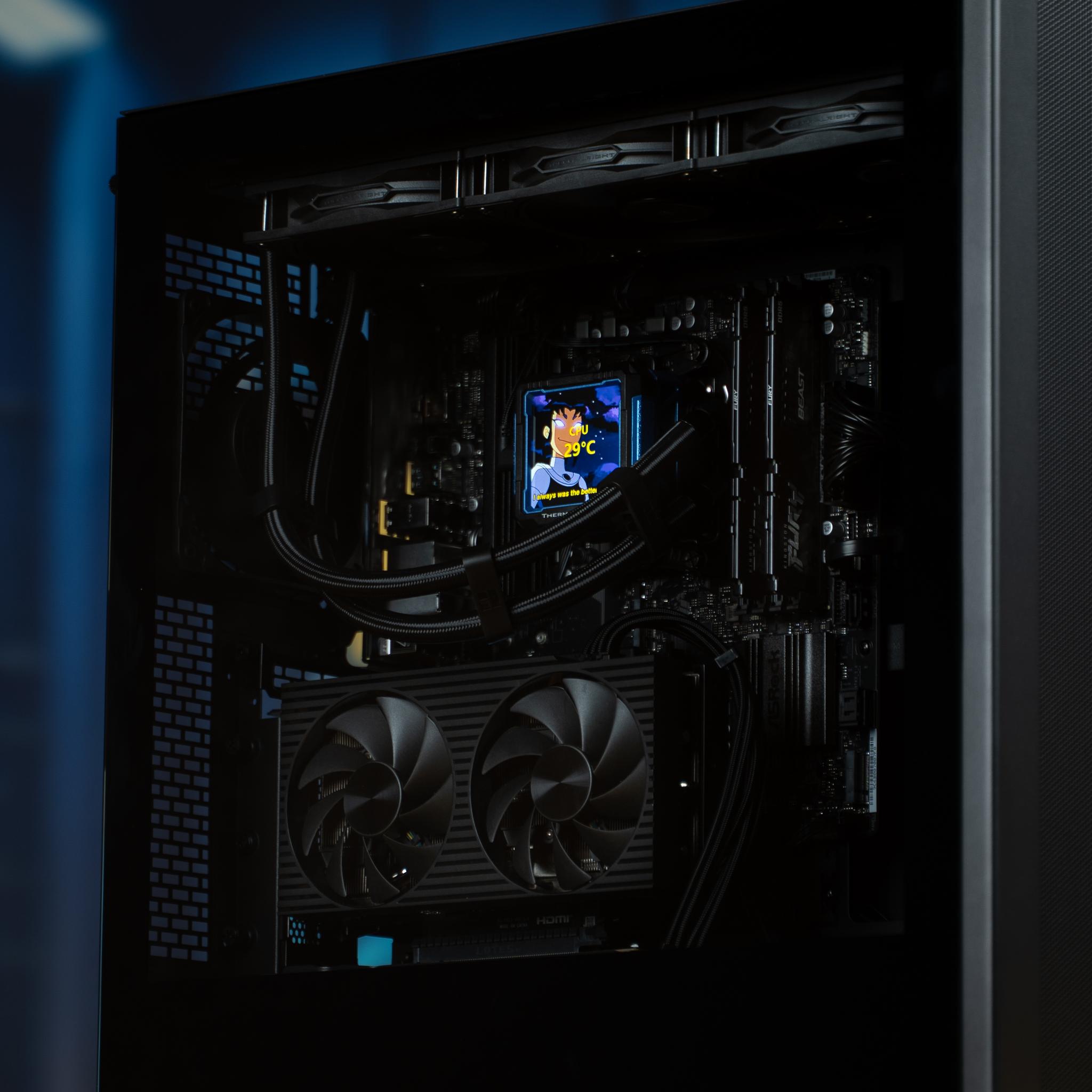 “Cosmotek” RTX 4070 Ryzen 5 8500G 32GB Windows 11 1TB 4K Workstation Gaming PC
