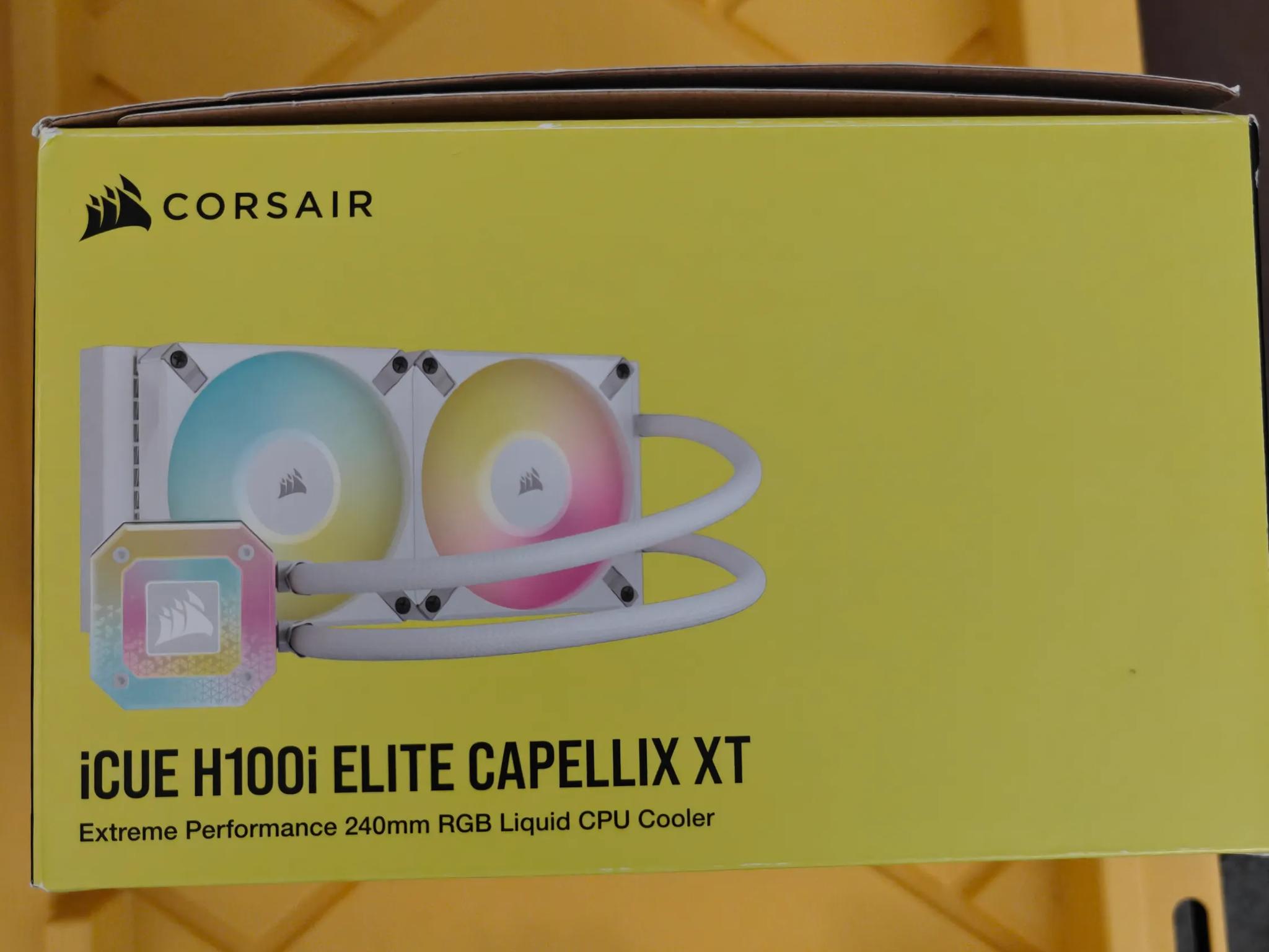 Corsair iCUE H100i ELITE CAPELLIX XT Liquid CPU Cooler White - CW-9060072-WW