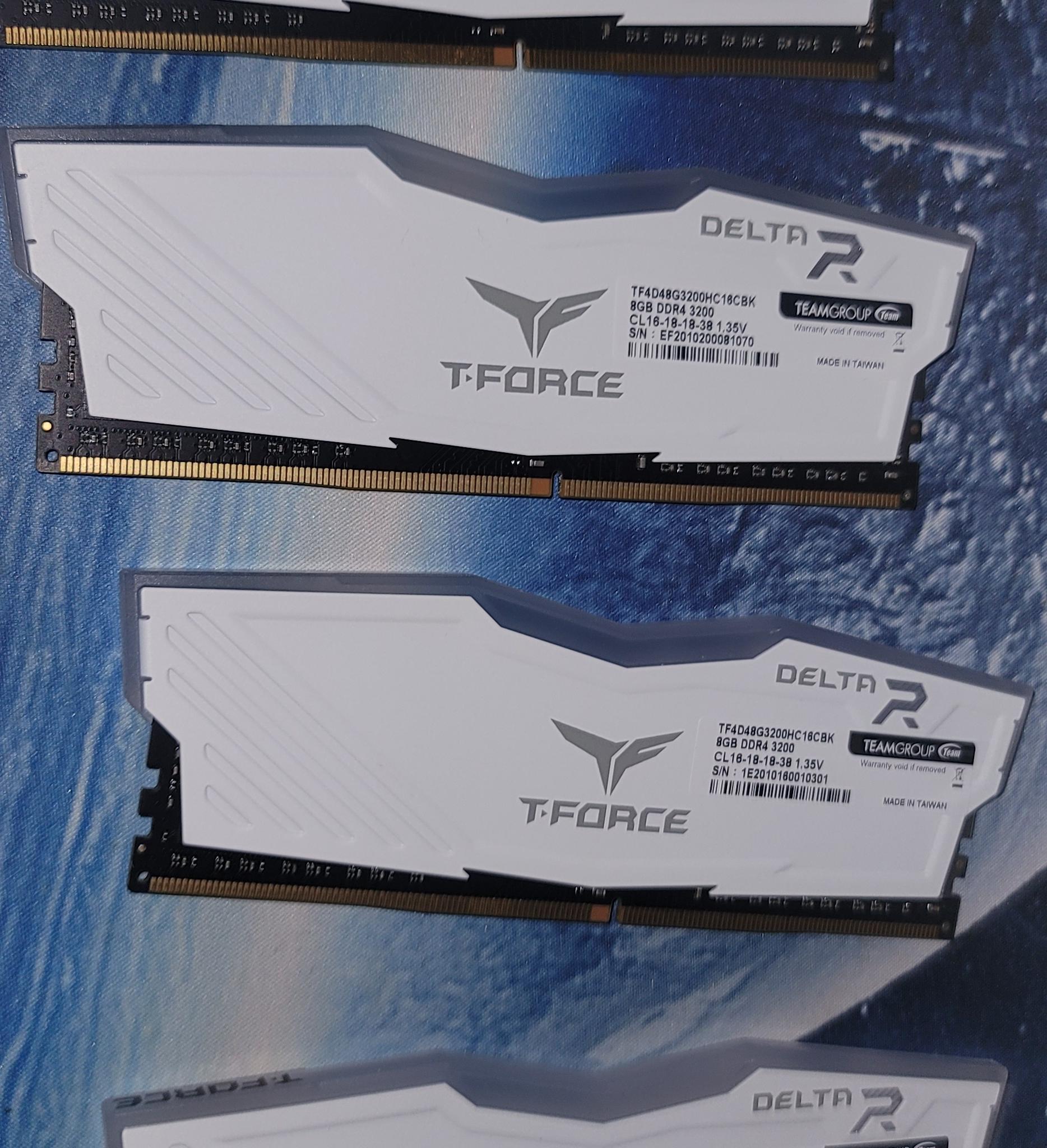 RAM Sale!!! T-Force Delta CL16 4x 8gb DDR4 3200MHz Ram (32gb)