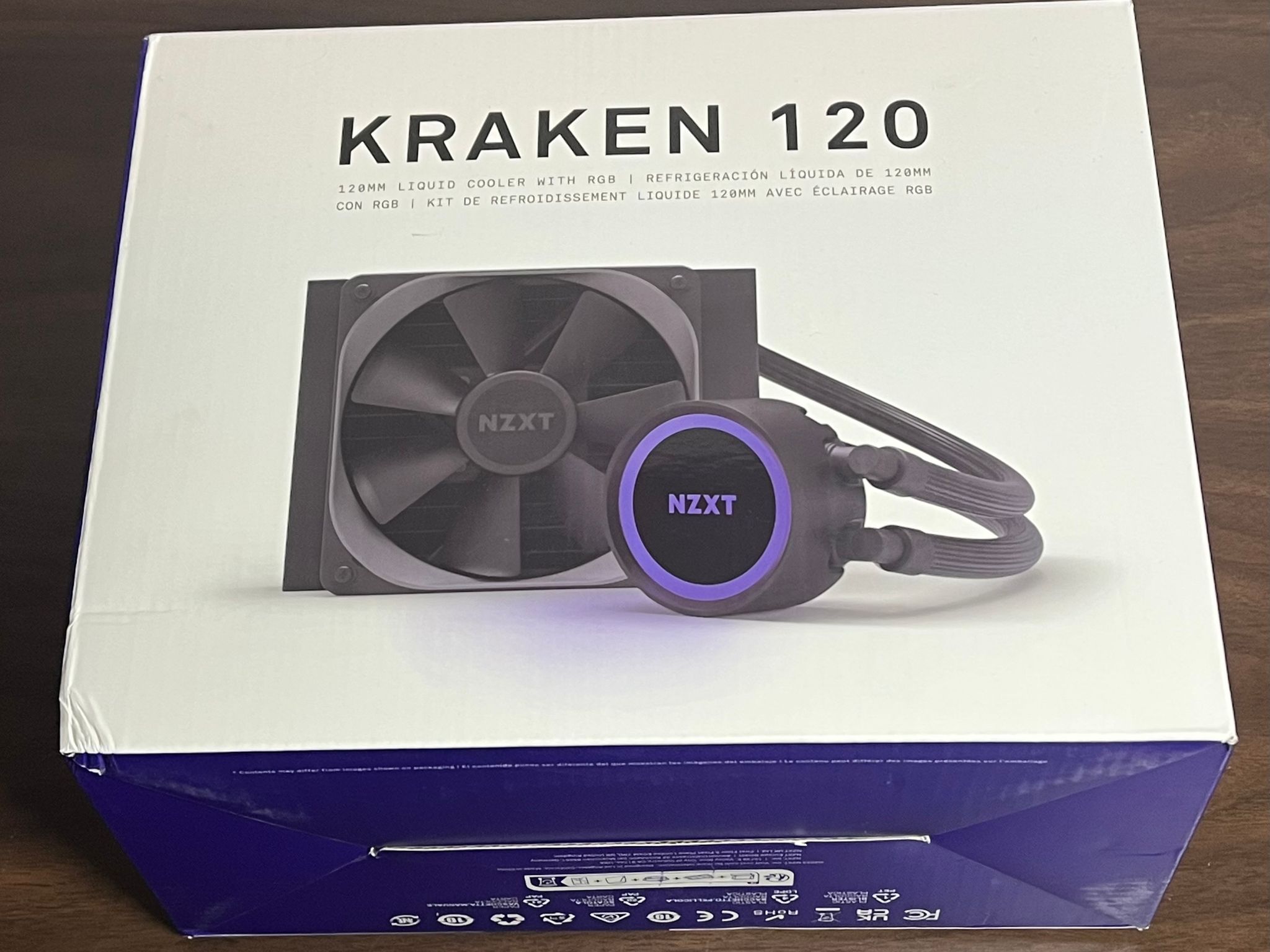 NZXT Kraken 120 | OPEN BOX 120mm AIO Liquid Cooler | Multi-Socket AMD and Intel Compatibility