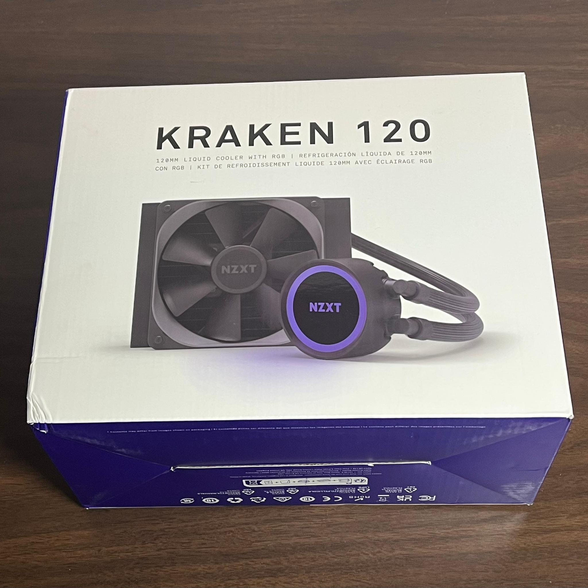 NZXT Kraken 120 | OPEN BOX 120mm AIO Liquid Cooler | Multi-Socket AMD and Intel Compatibility