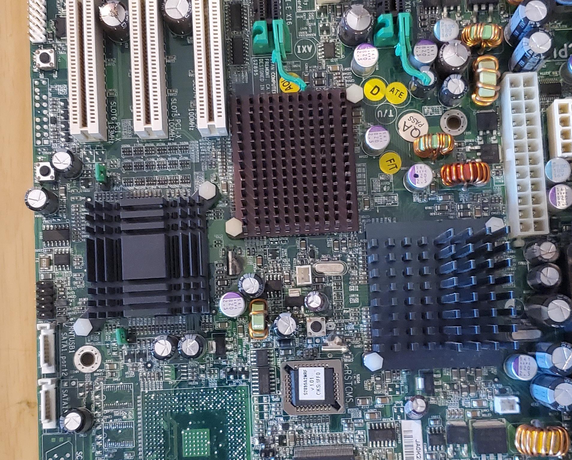 Tyan S2895A2RNF Server Motherboard, CPUs, Ram Combo